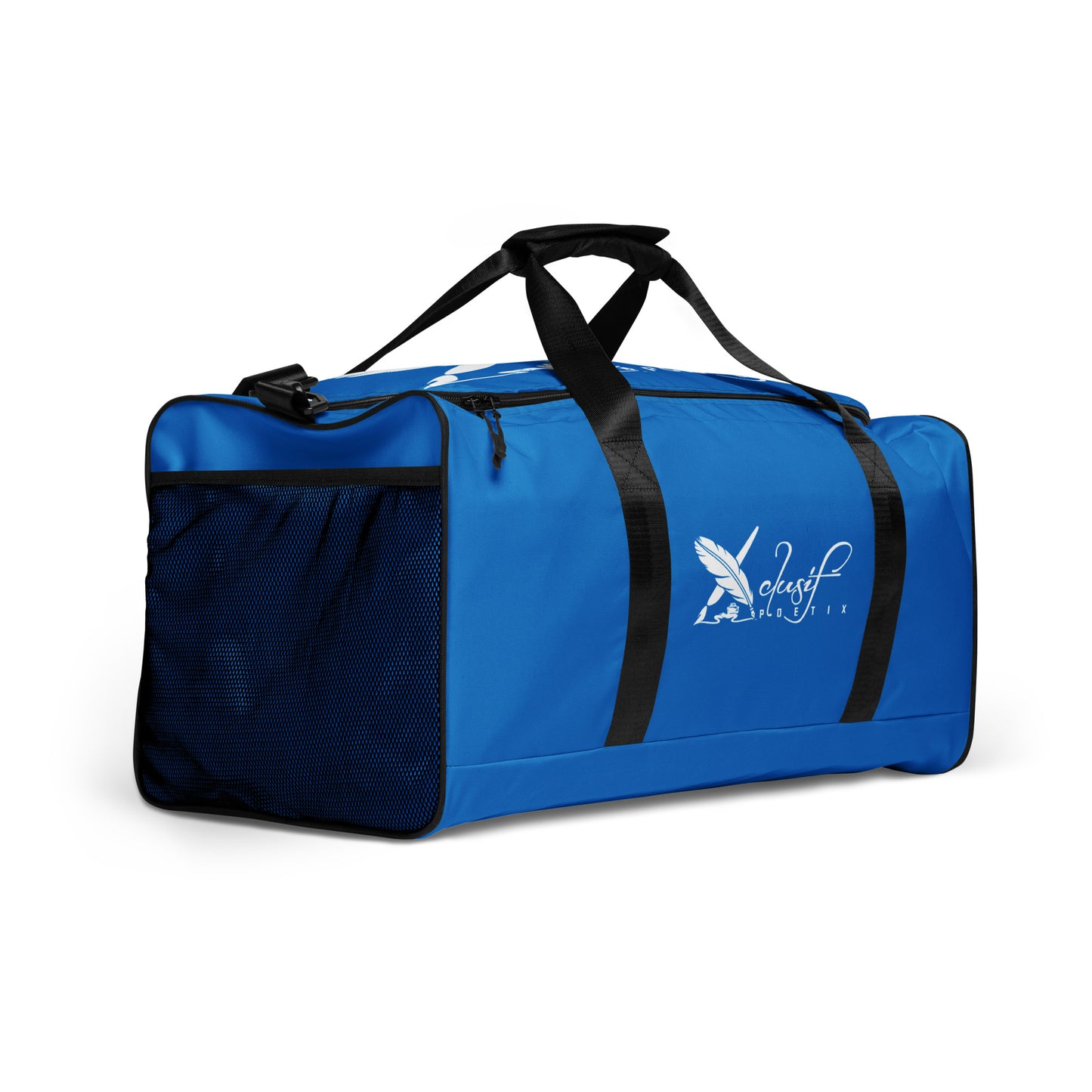 XCLUSIF POETIX BLUE & WHITE Duffle bag