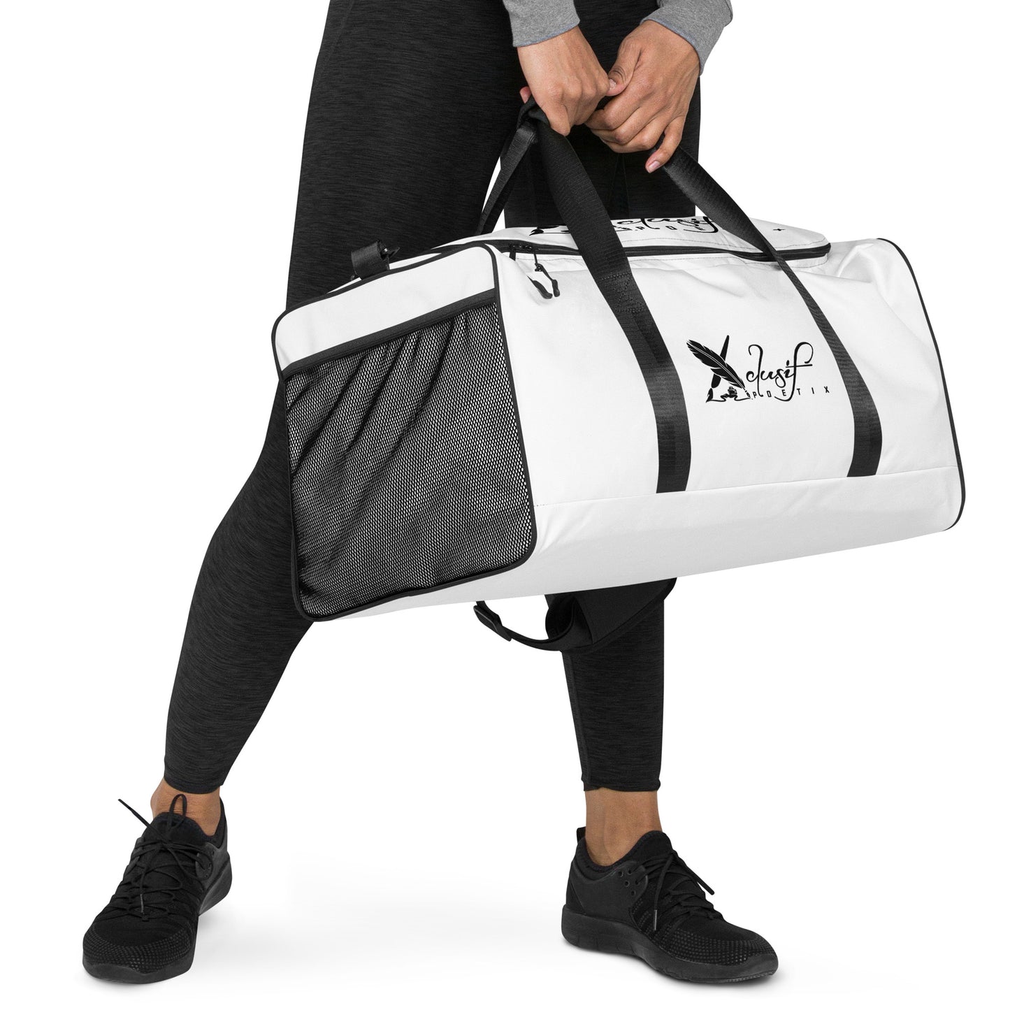 XCLUSIF POETIX WHITE & BLACK Duffle bag