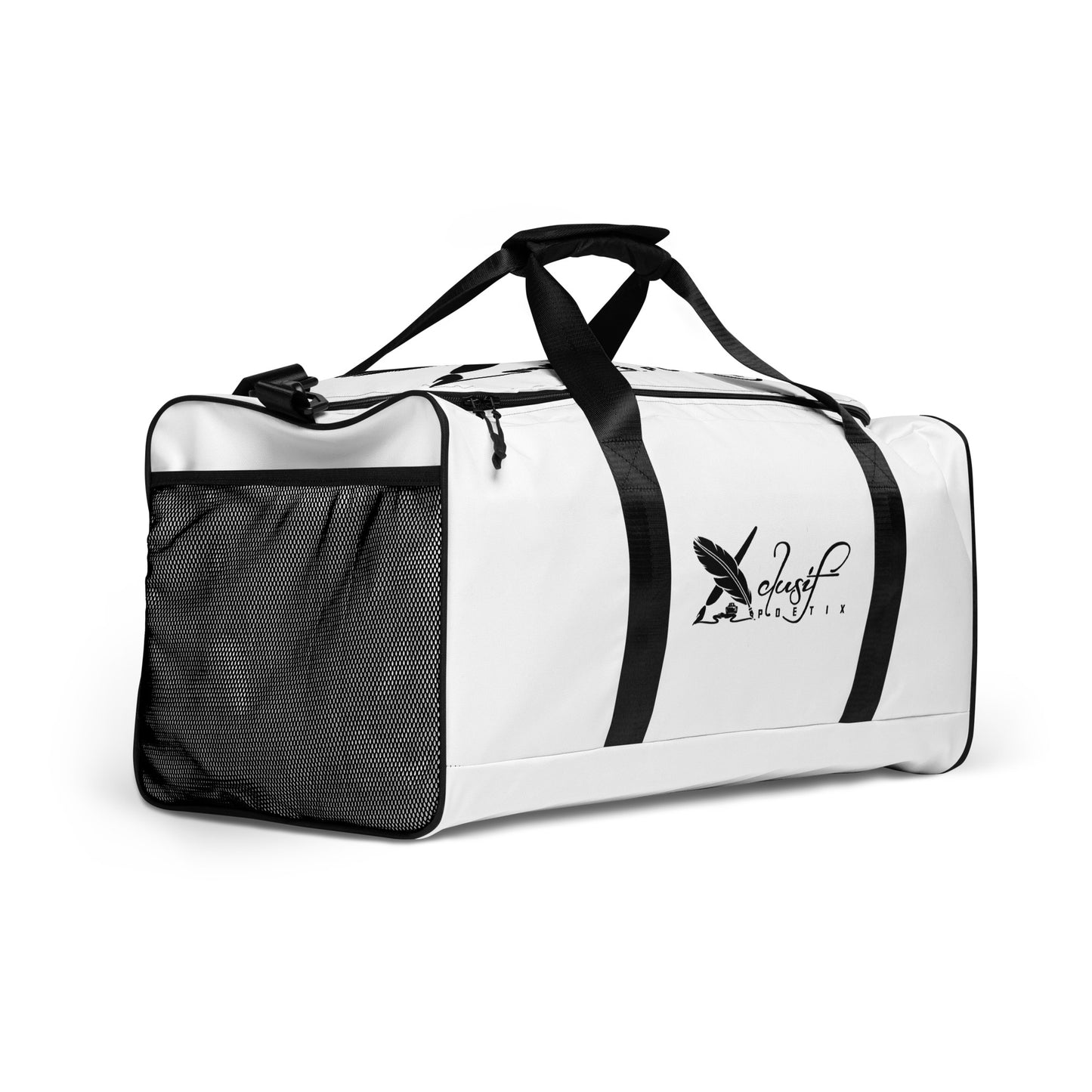 XCLUSIF POETIX WHITE & BLACK Duffle bag