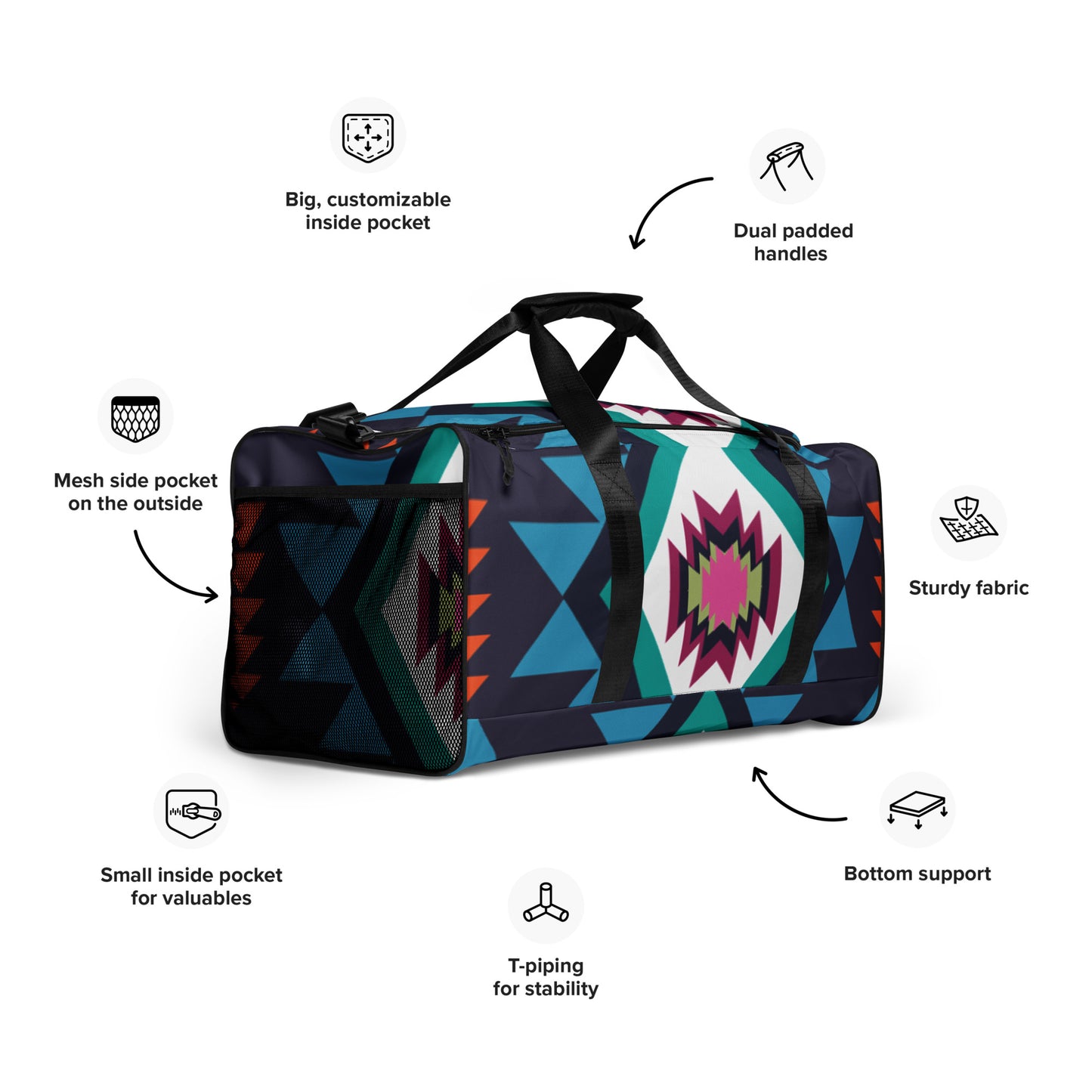 TRIBAL BY XCLUSIF POETIX Duffle bag