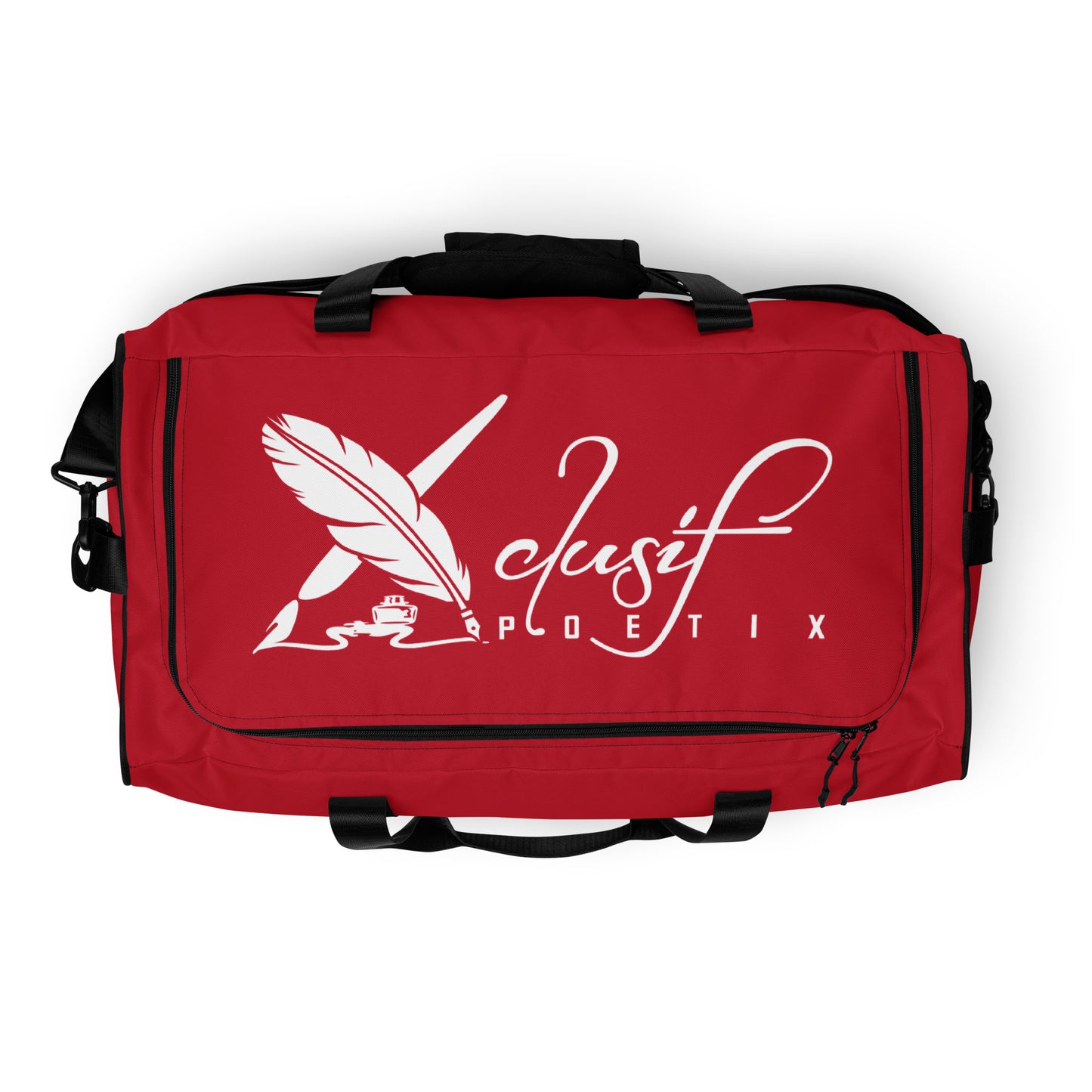 XCLUSIF POETIX RED & WHITE Duffle bag