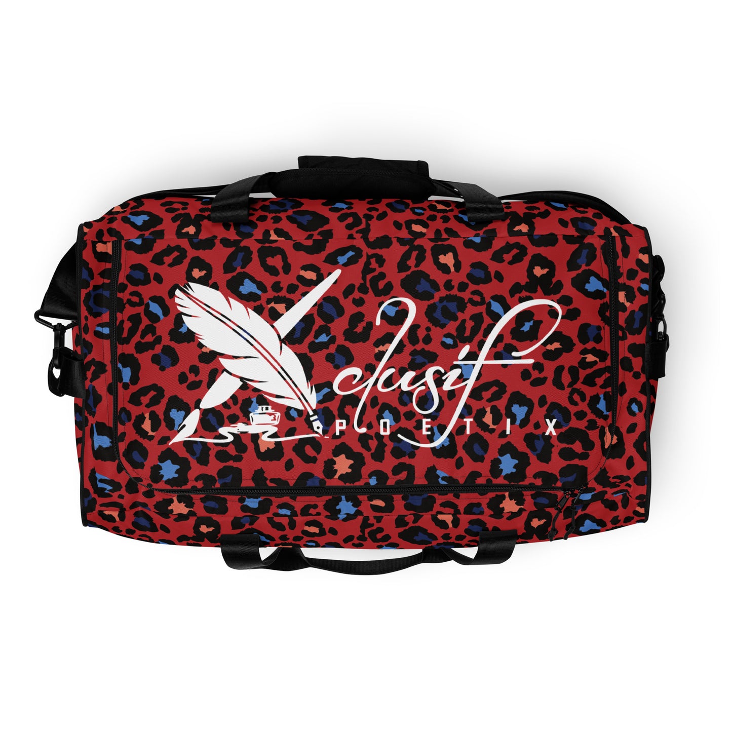 XCLUSIF POETIX RED LEOPARD Duffle bag