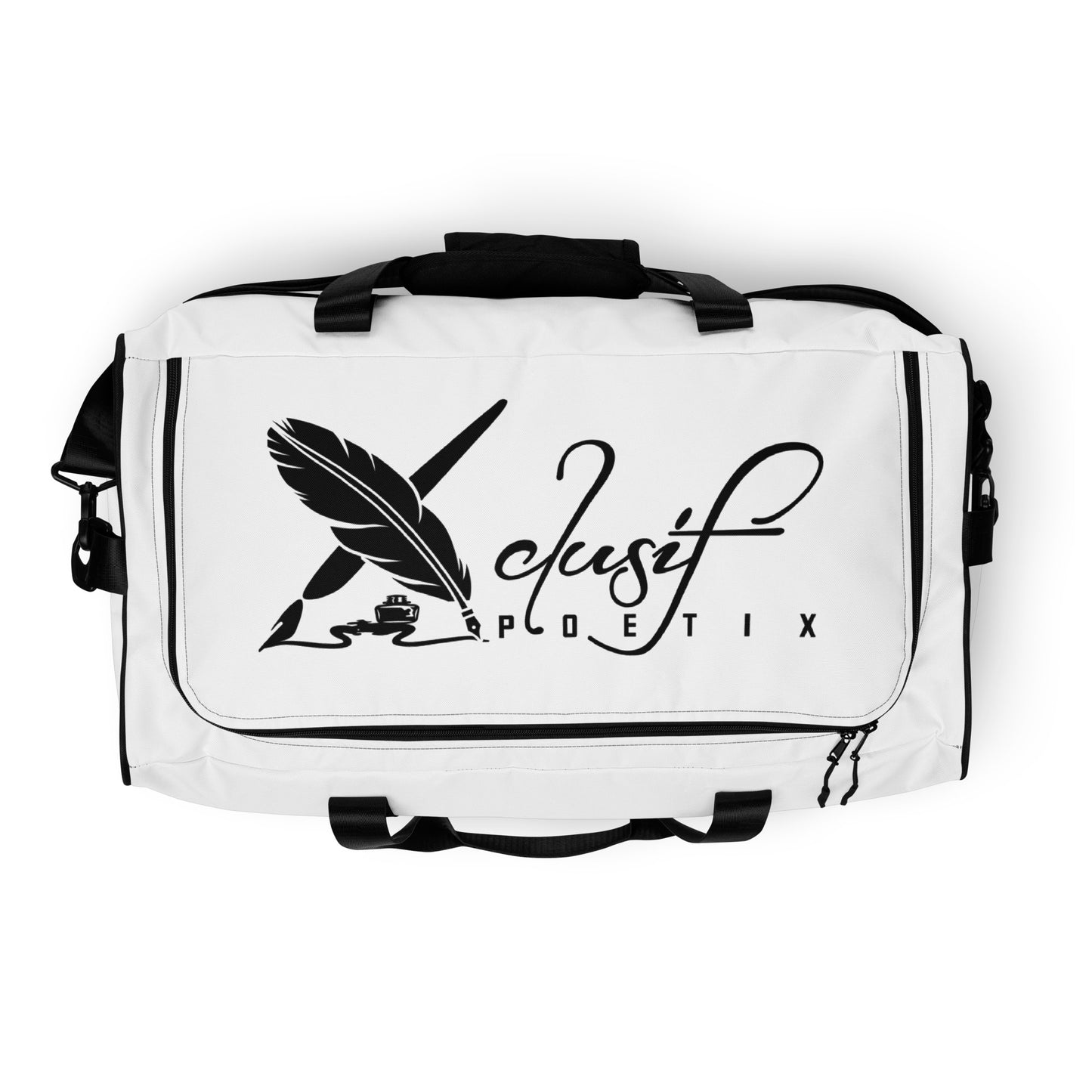 XCLUSIF POETIX WHITE & BLACK Duffle bag