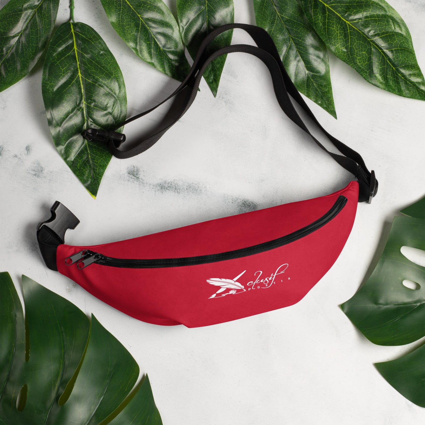 XCLUSIF POETIX RED & WHITE Fanny Pack