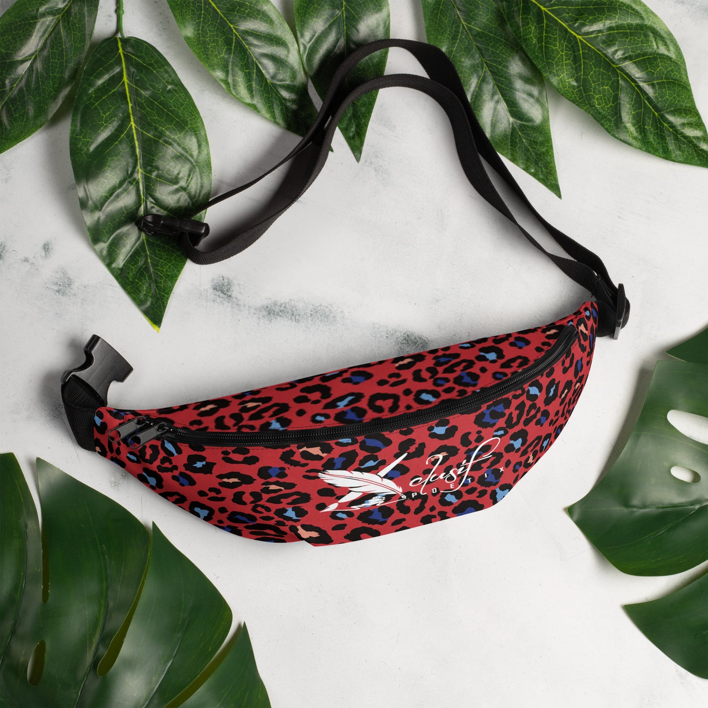 XCLUSIF POETIX RED LEOPARD Fanny Pack