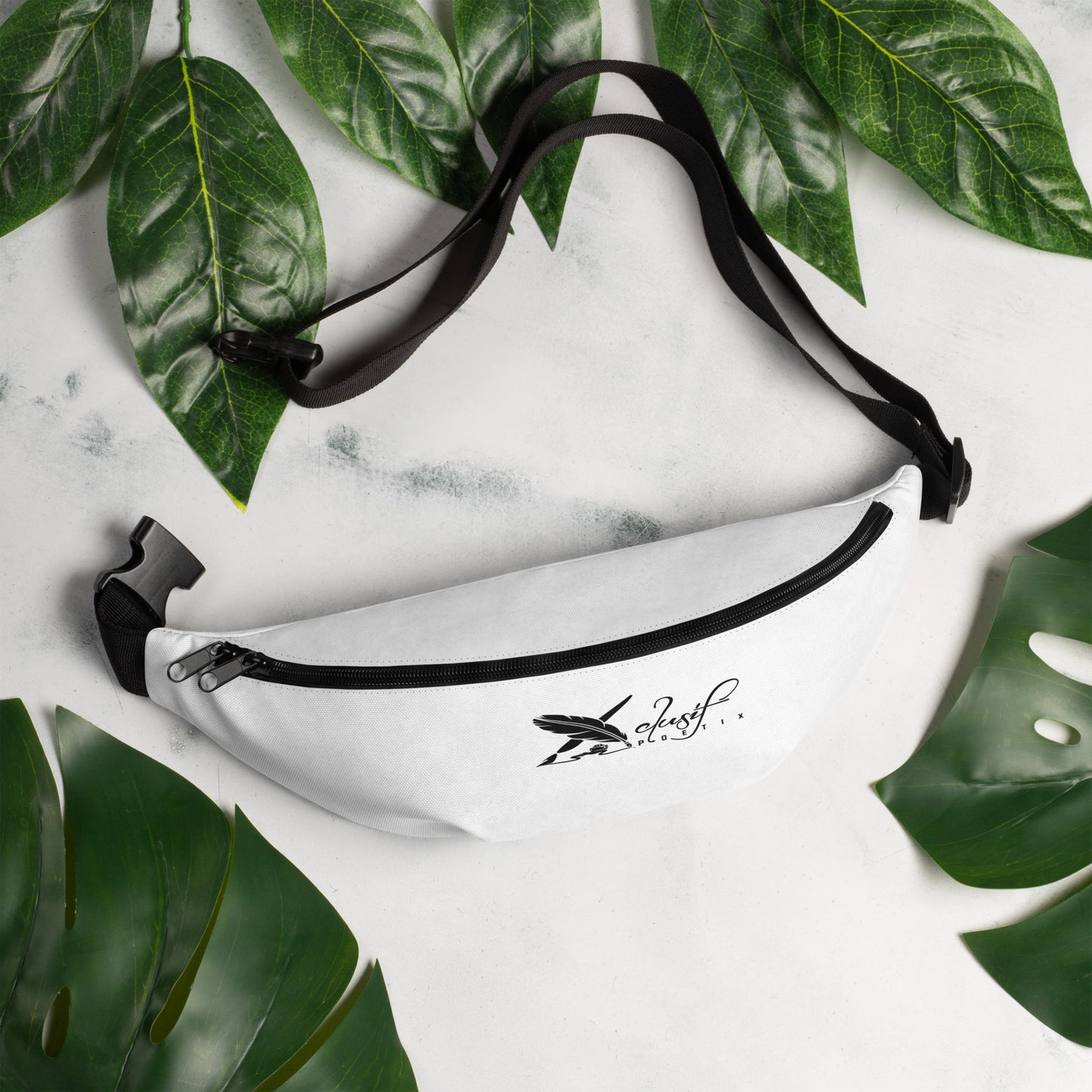 XCLUSIF POETIX WHITE & BLACK Fanny Pack