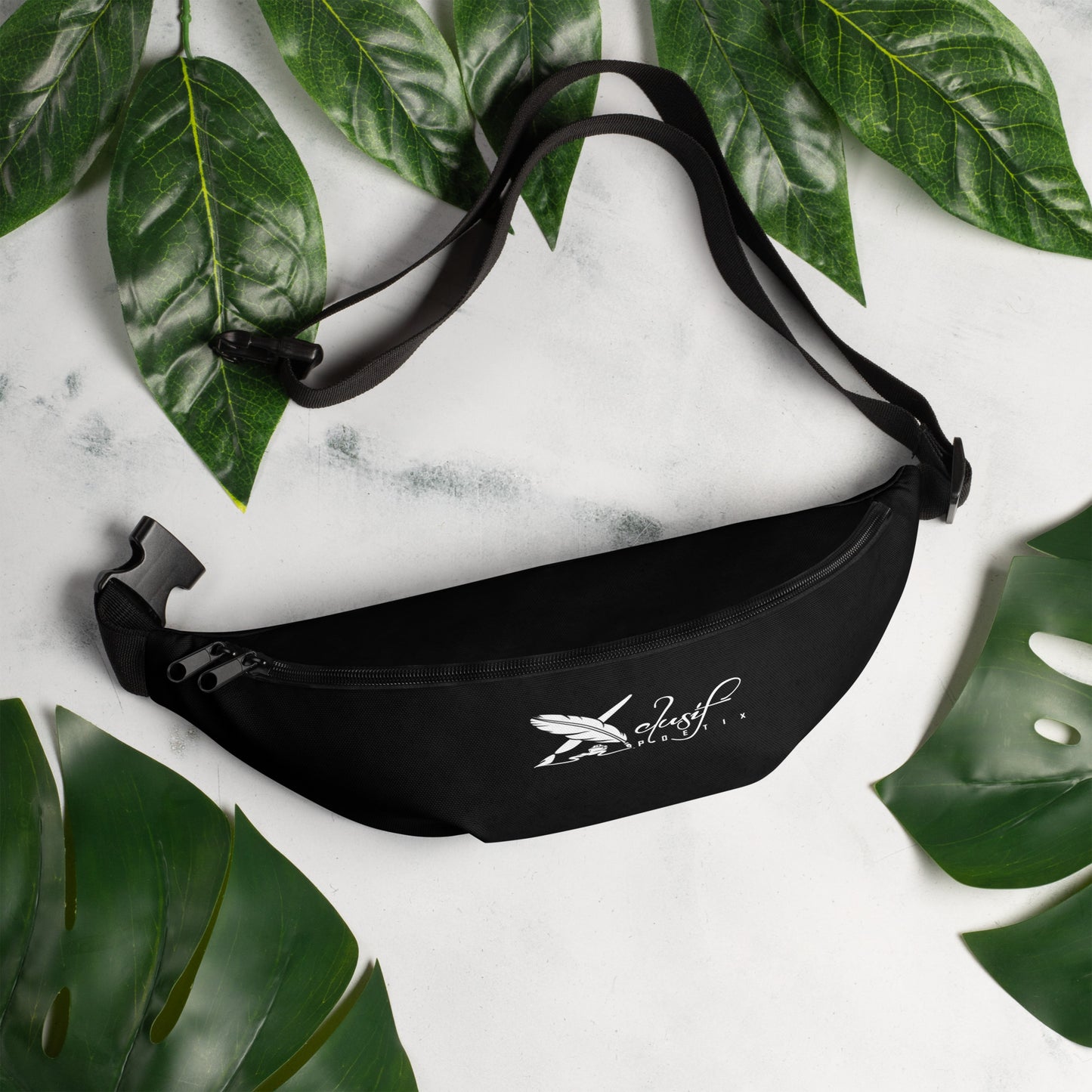 XCLUSIF POETIX BLACK & WHITE Fanny Pack