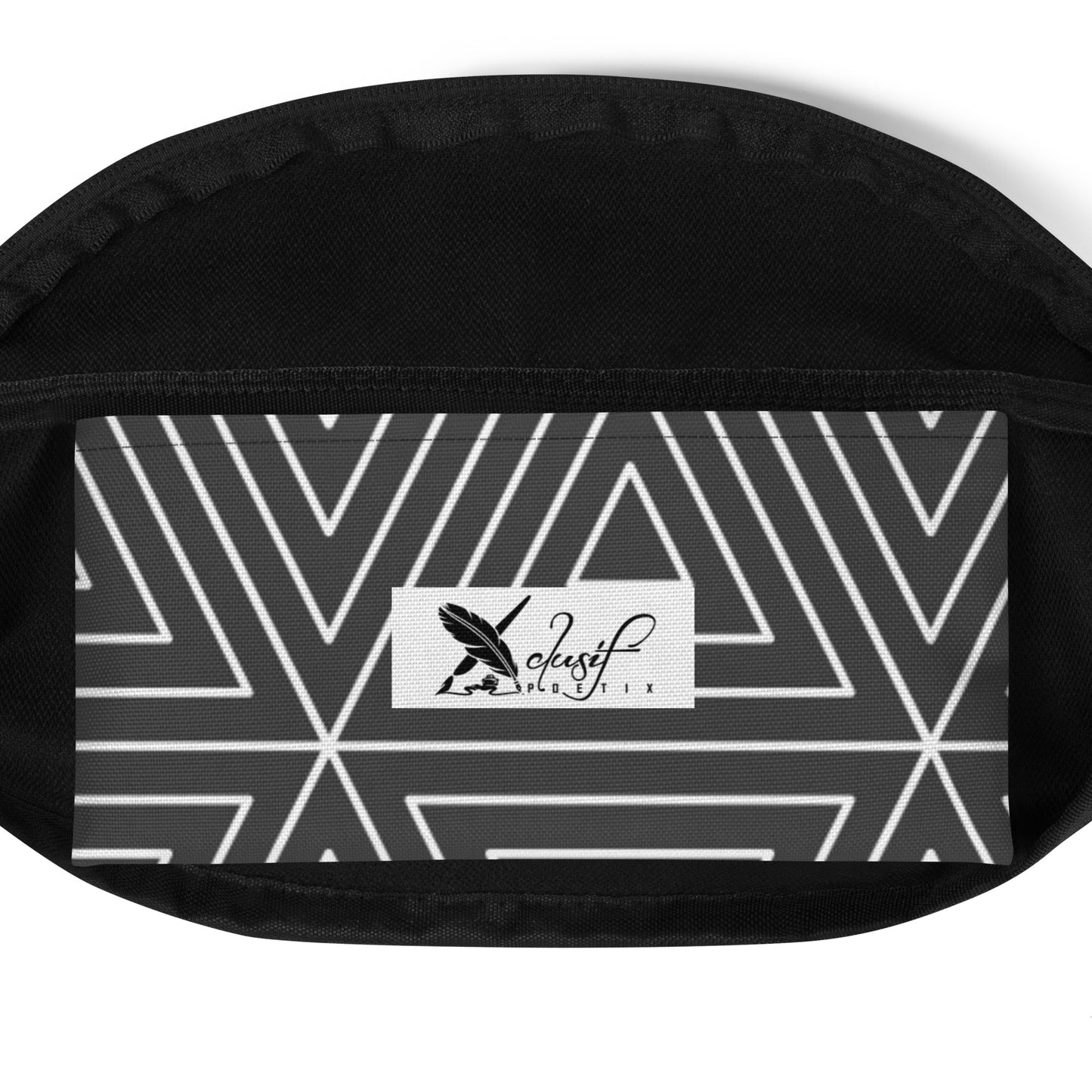 XCLUSIF POETIX BLACK TRIANGLE Fanny Pack