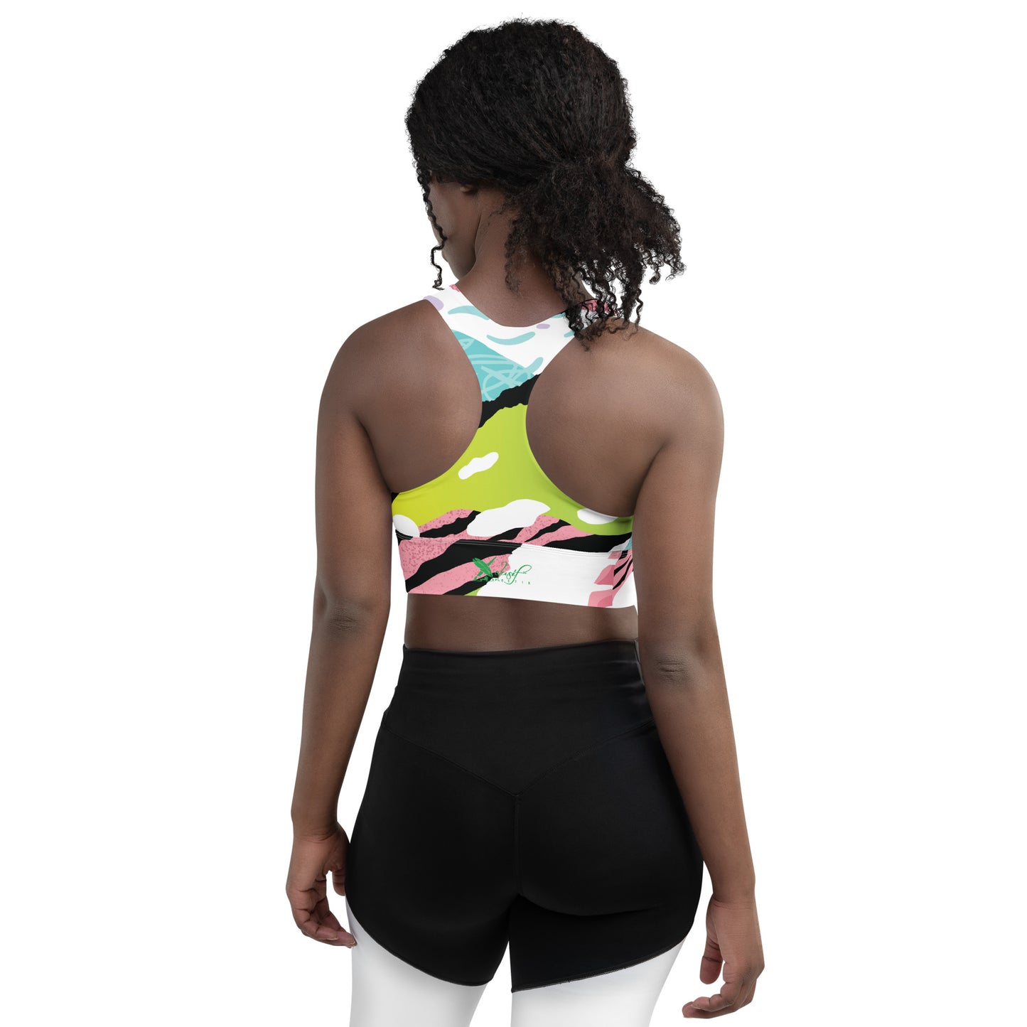 FRE (FRESH) BY XCLUSIF POETIX Women's Longline sports bra