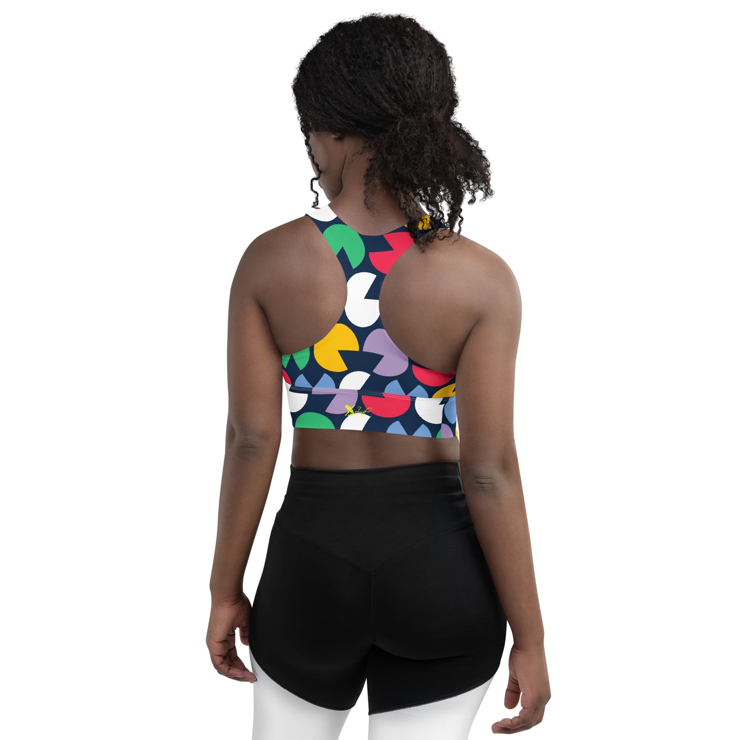 XCLUSIF POETIX VIBRANT Women's Longline sports bra