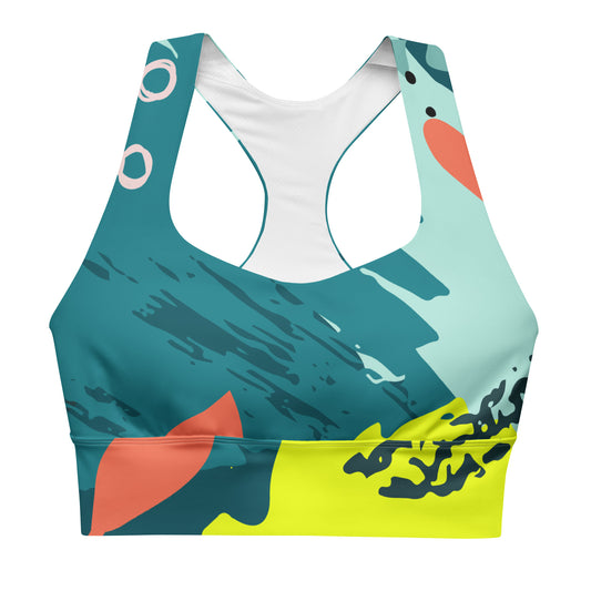 XCLUSIF POETIX JUNGLE Longline sports bra