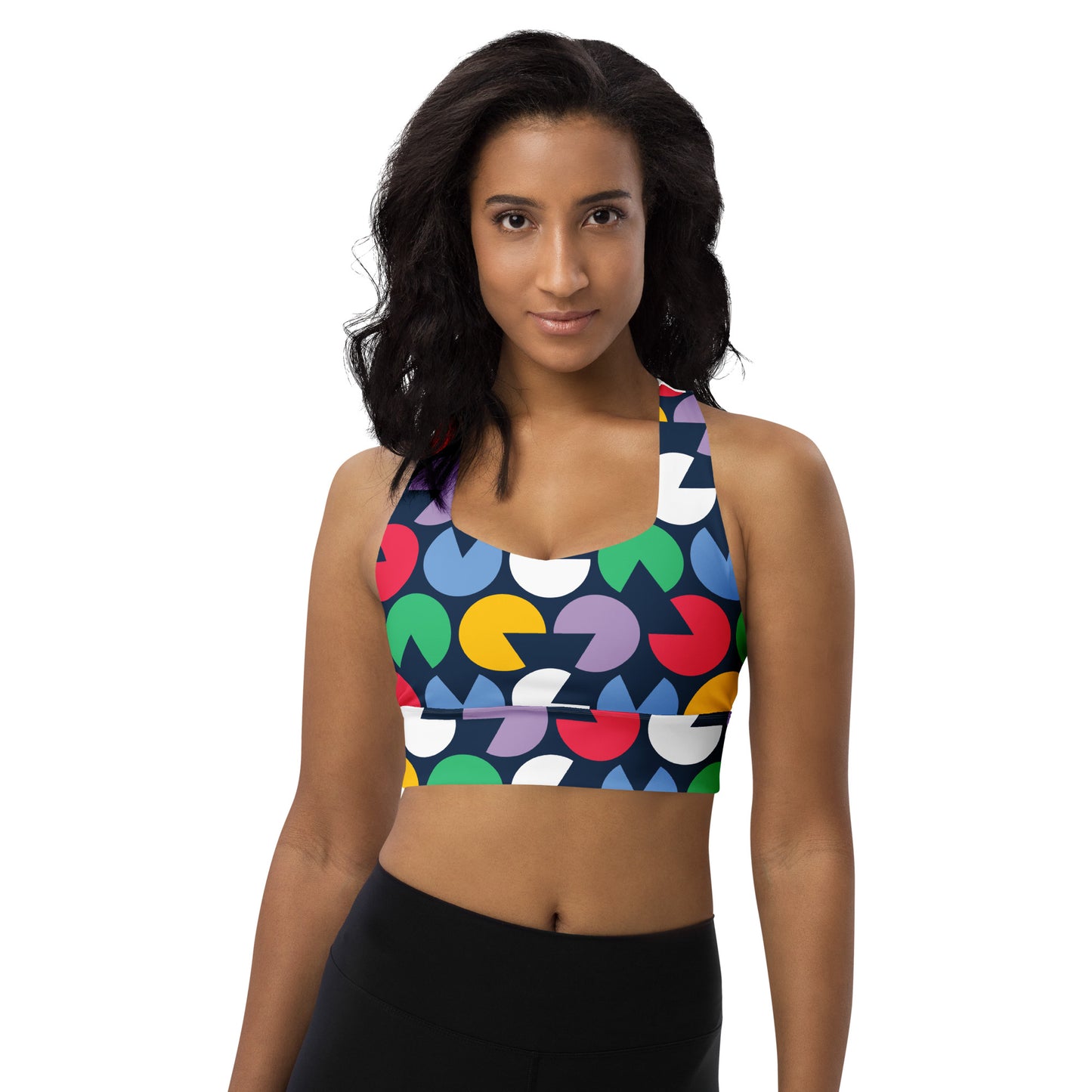 XCLUSIF POETIX VIBRANT Women's Longline sports bra