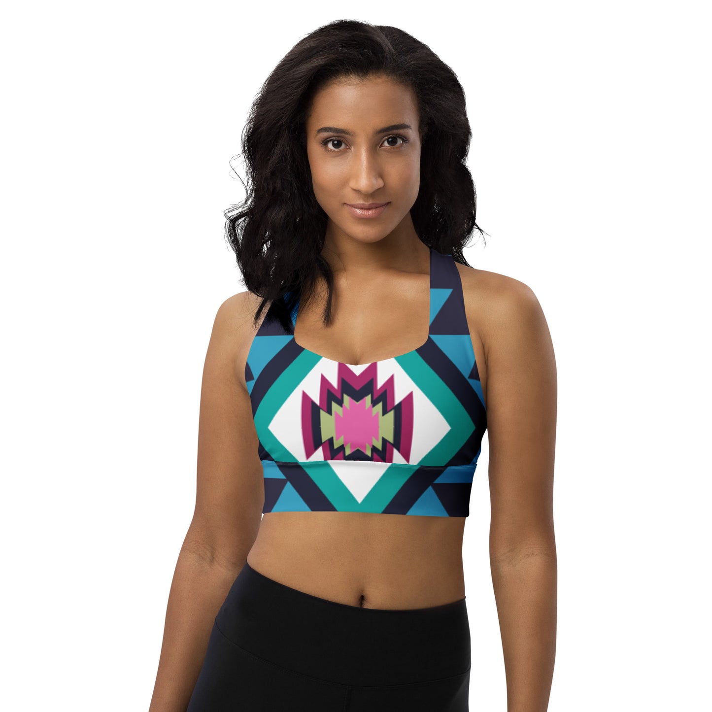 TRIBAL BY XCLUSIF POETIX Longline sports bra