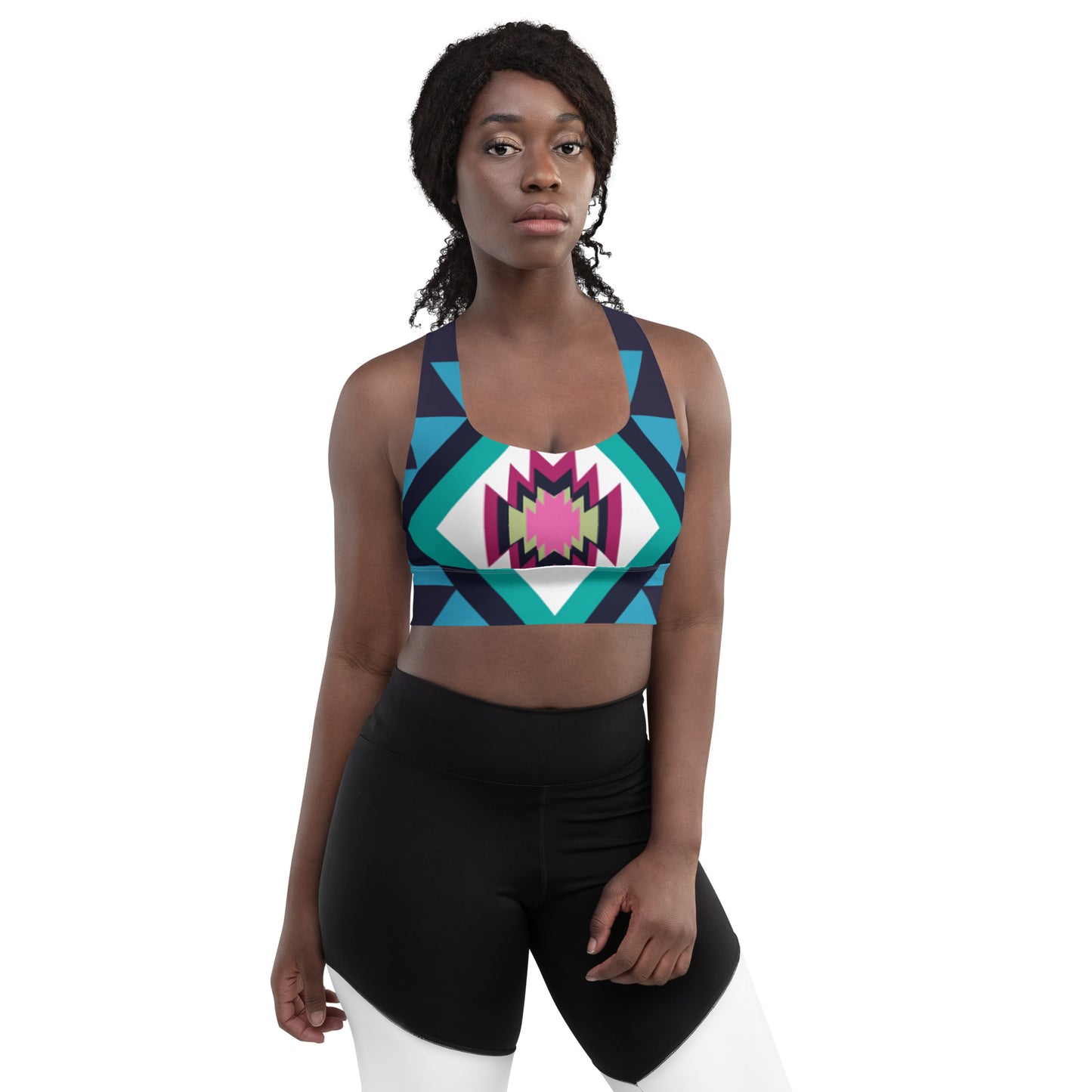 TRIBAL BY XCLUSIF POETIX Longline sports bra