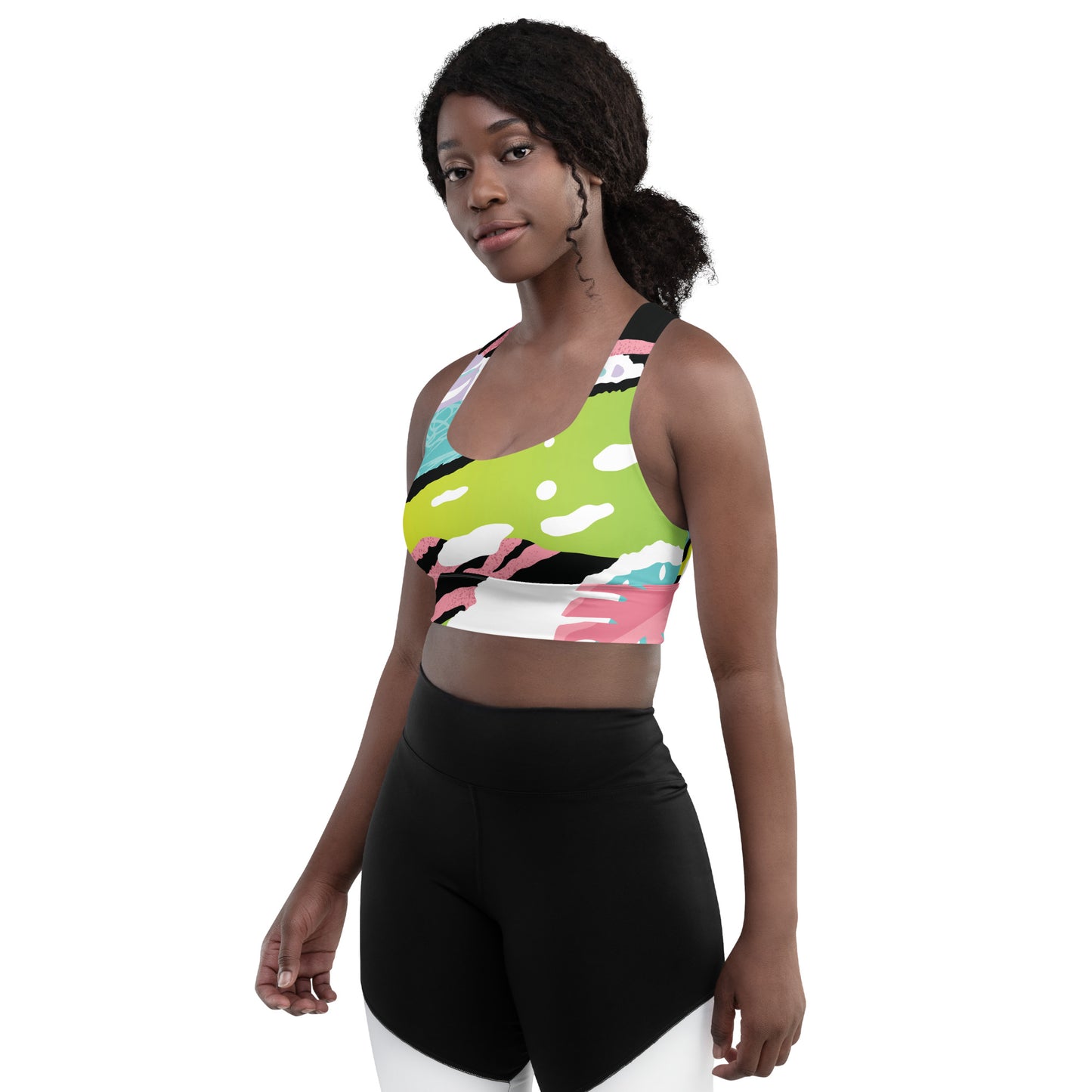 FRE (FRESH) BY XCLUSIF POETIX Women's Longline sports bra