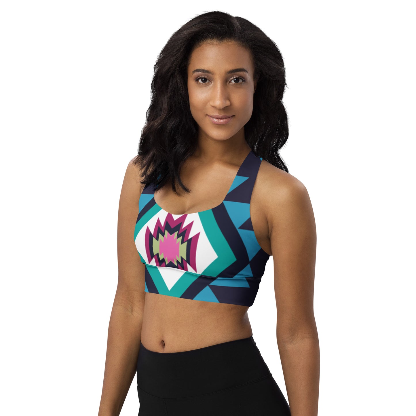 TRIBAL BY XCLUSIF POETIX Longline sports bra