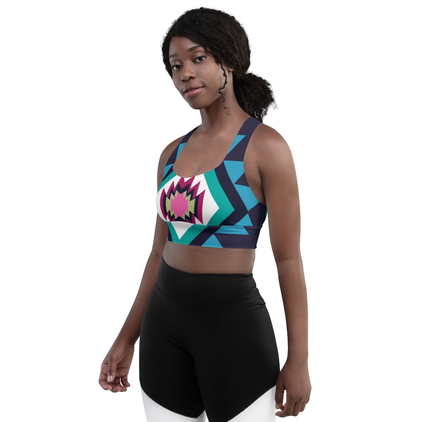 TRIBAL BY XCLUSIF POETIX Longline sports bra