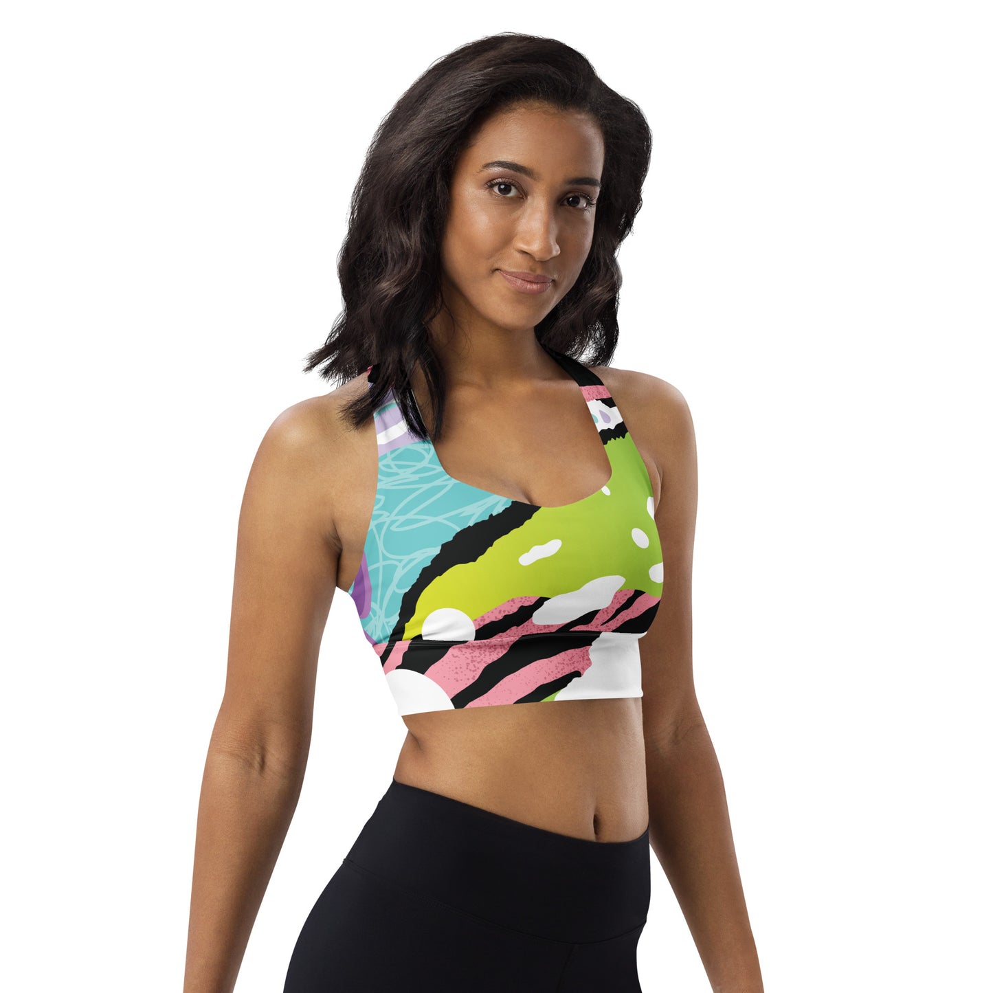 FRE (FRESH) BY XCLUSIF POETIX Women's Longline sports bra