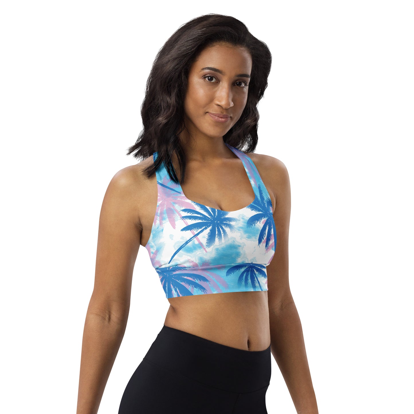 XCLUSIF POETIX MIAMI Women's Longline sports bra