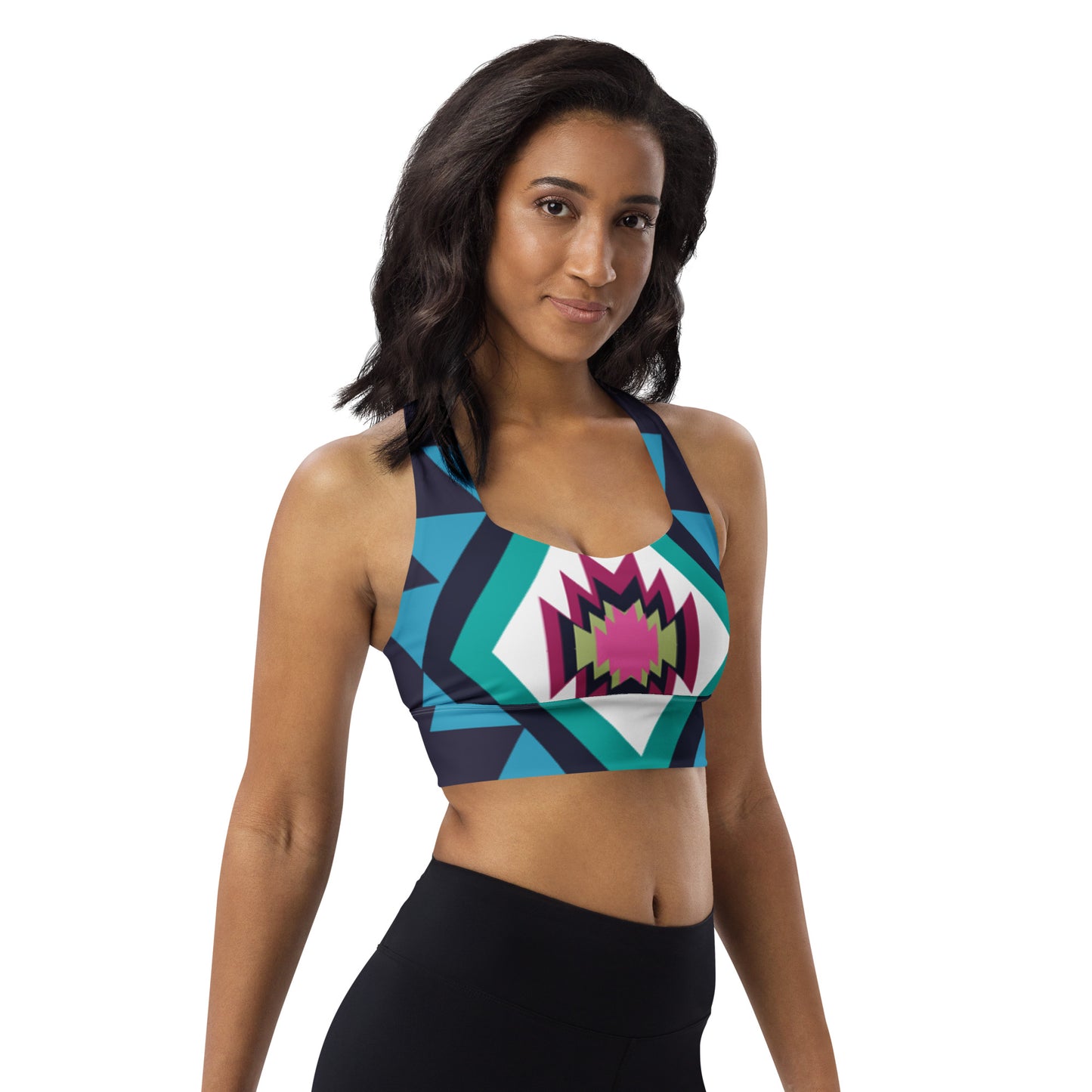 TRIBAL BY XCLUSIF POETIX Longline sports bra