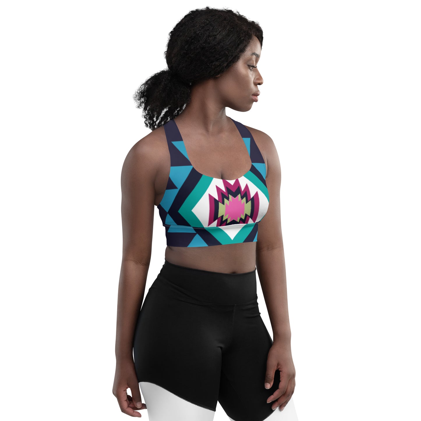 TRIBAL BY XCLUSIF POETIX Longline sports bra