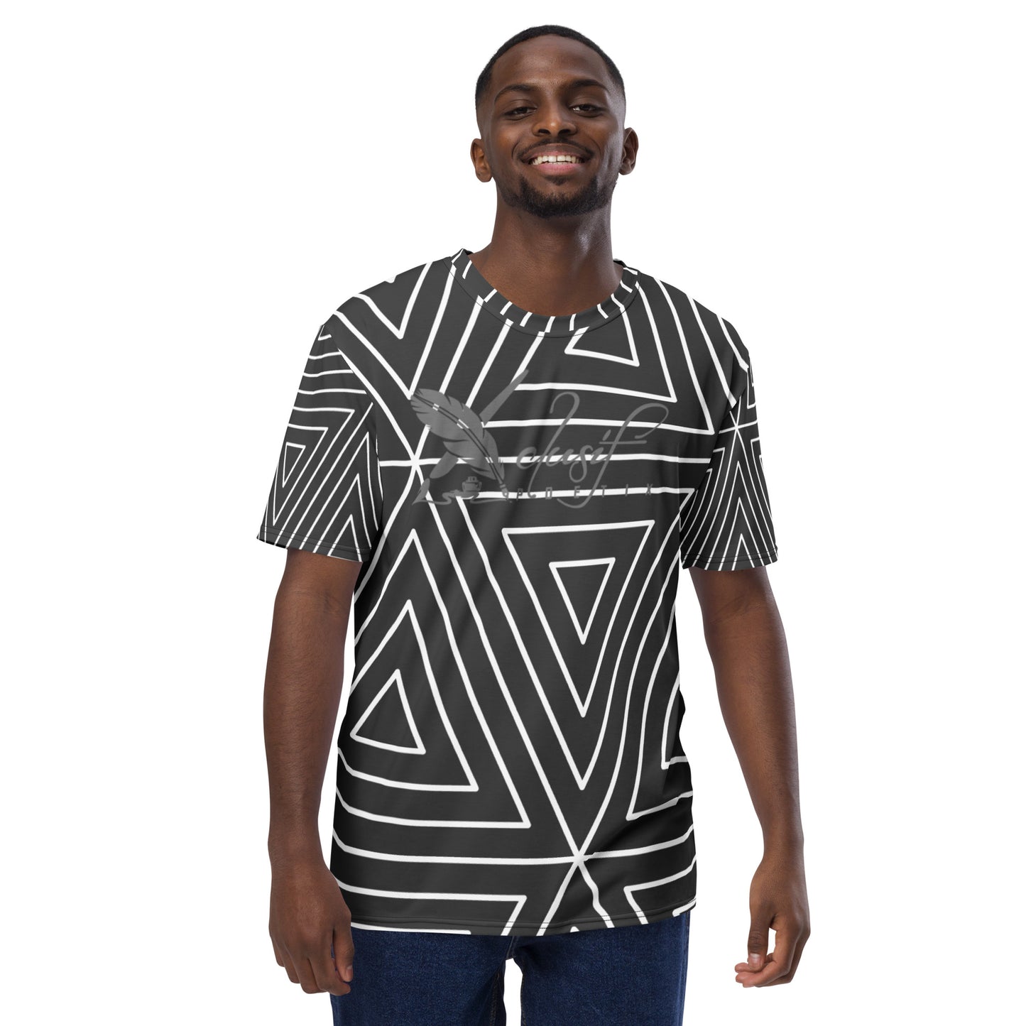 XCLUSIF POETIX BLACK TRIANGLE Men's t-shirt