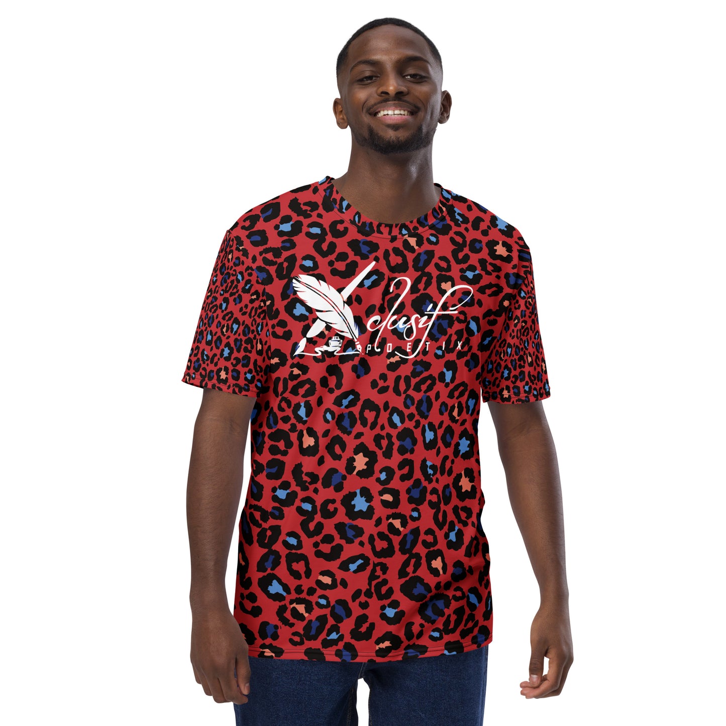 XCLUSIF POETIX RED LEOPARD Men's t-shirt