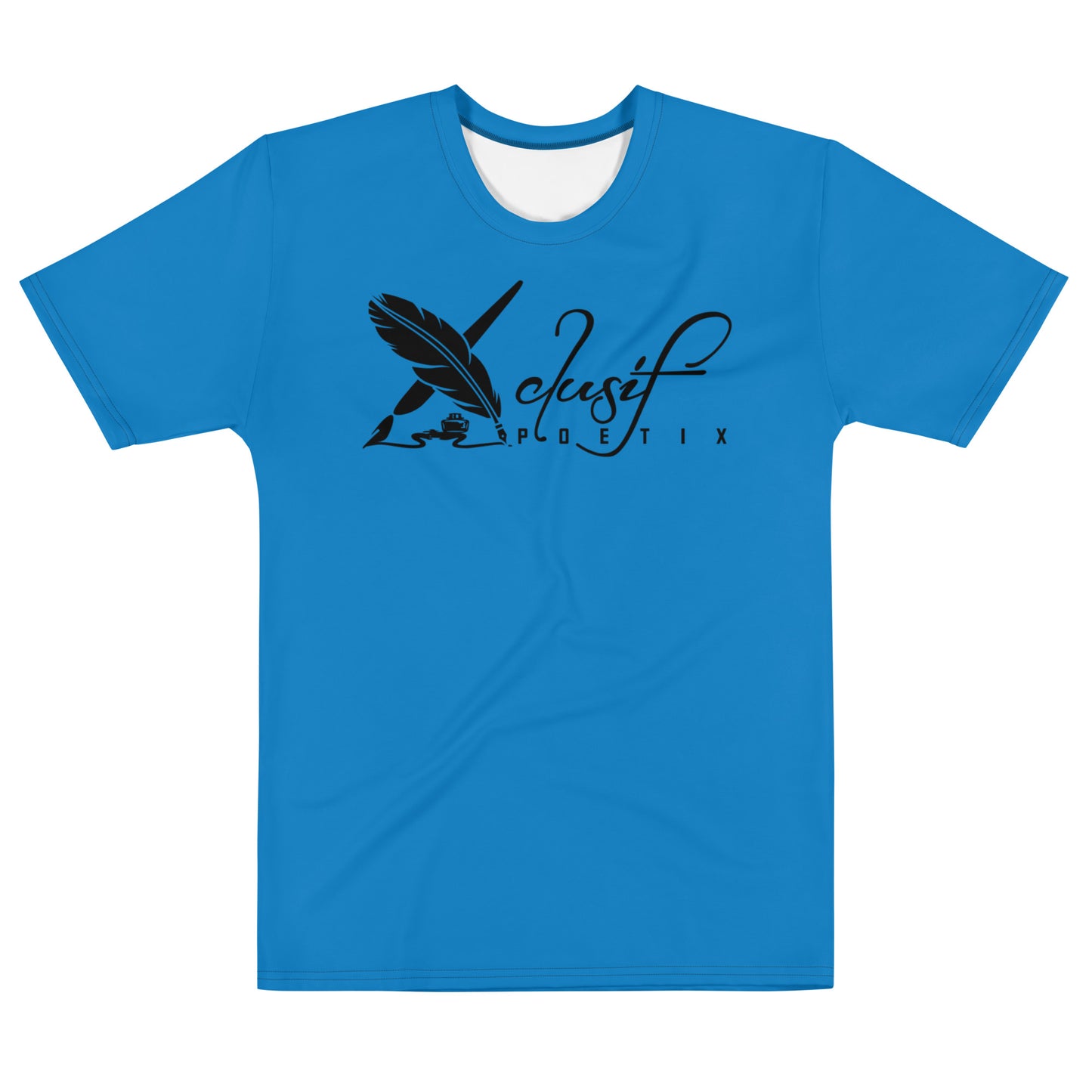 XCLUSIF POETIX BLUE & BLACK Men's t-shirt