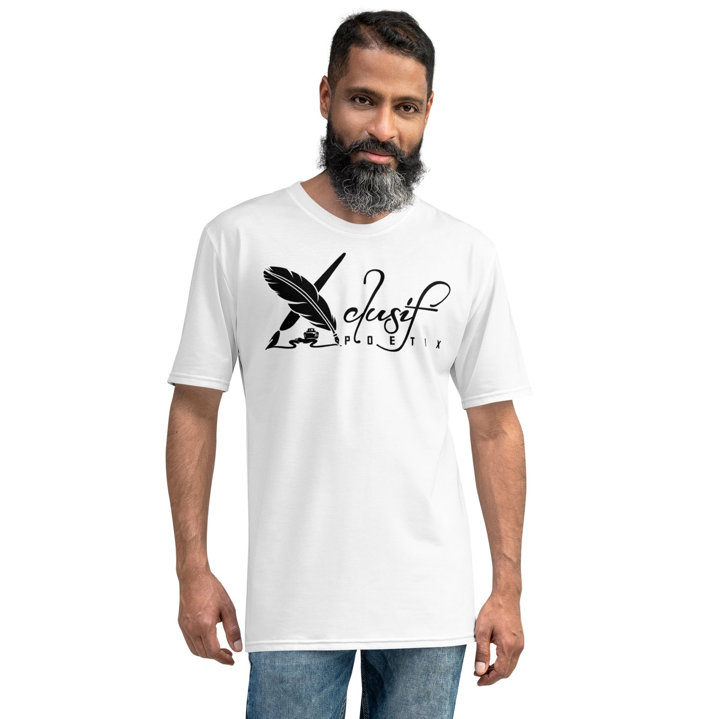 XCLUSIF POETIX WHITE & BLACK Men's t-shirt