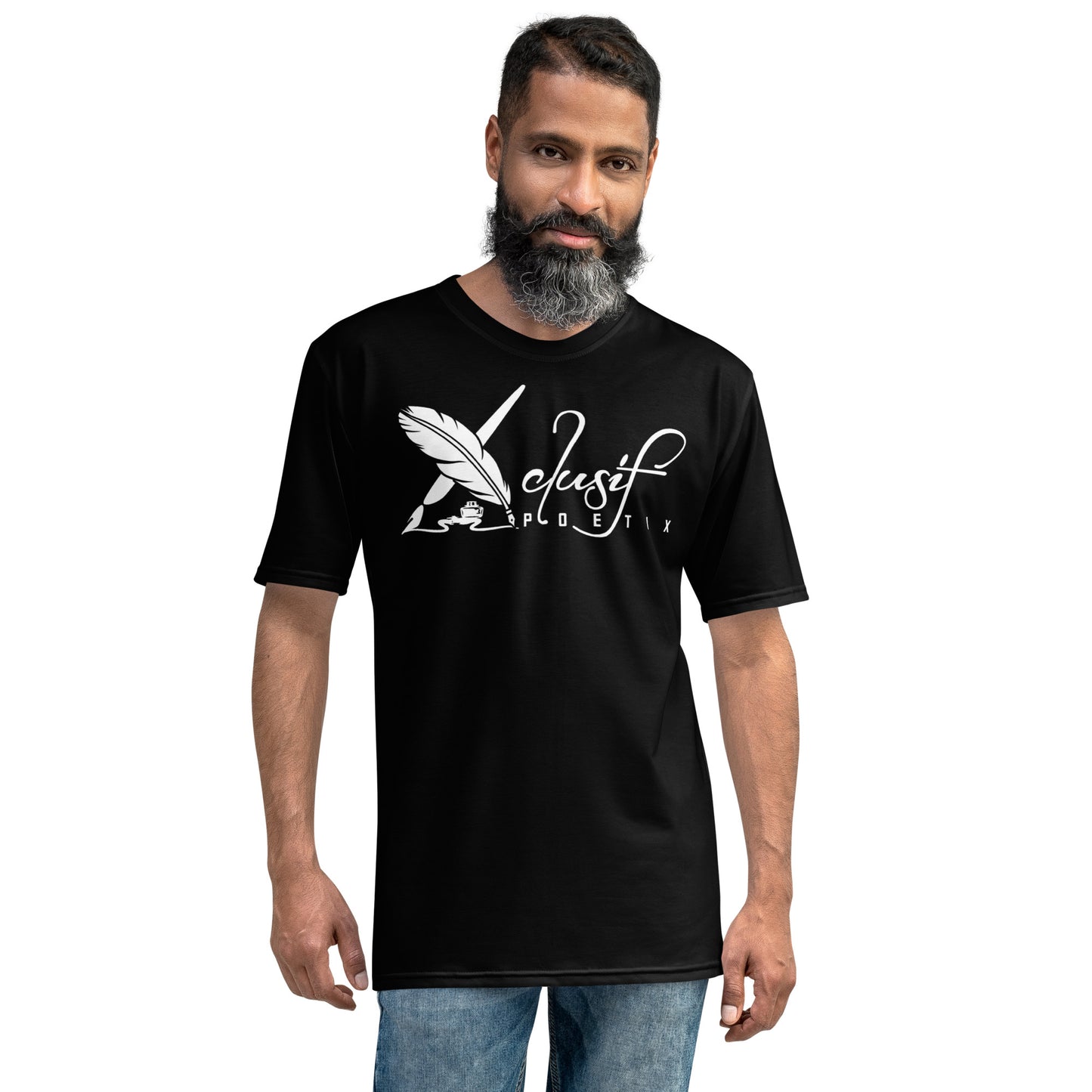 XCLUSIF POETIX BLACK & WHITE Men's t-shirt