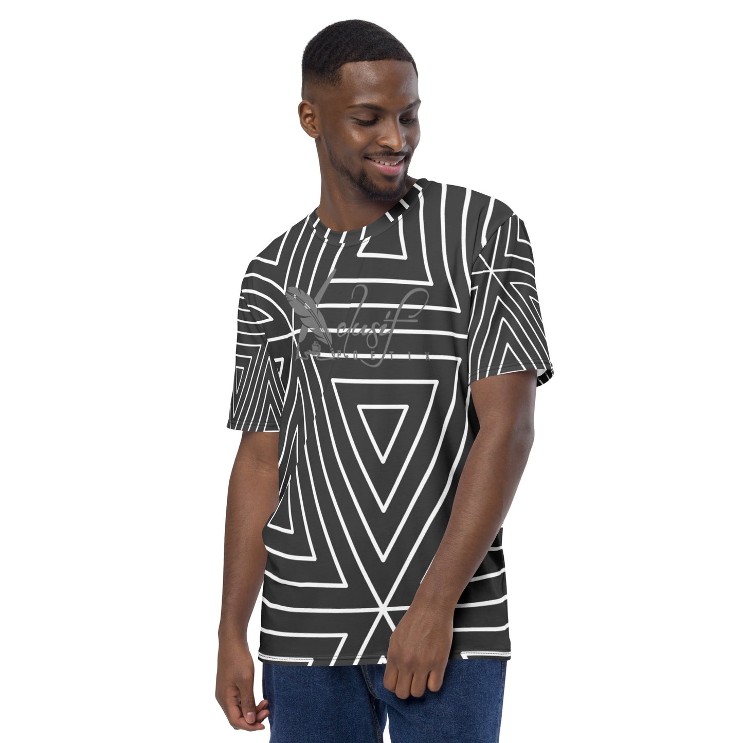 XCLUSIF POETIX BLACK TRIANGLE Men's t-shirt