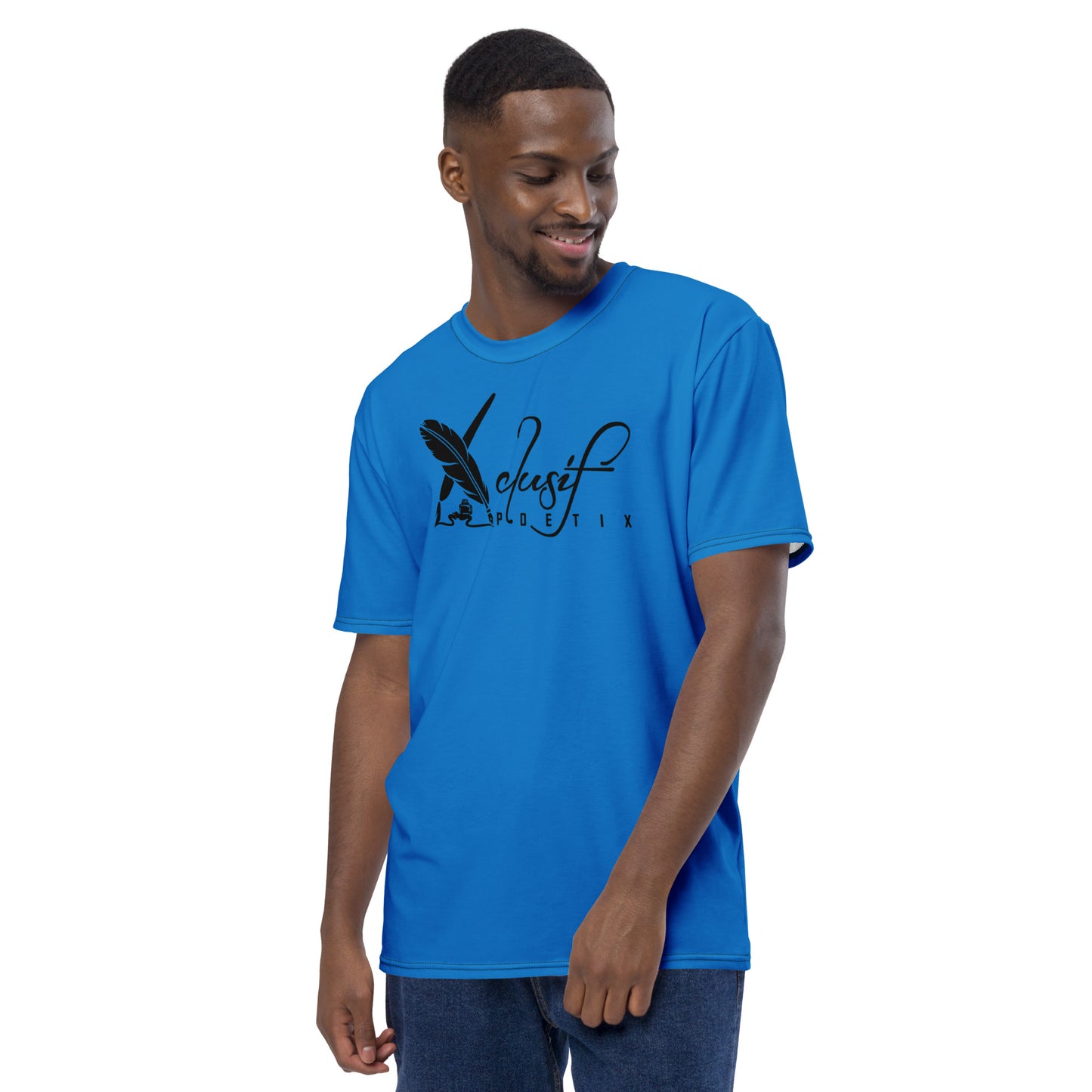 XCLUSIF POETIX BLUE & BLACK Men's t-shirt