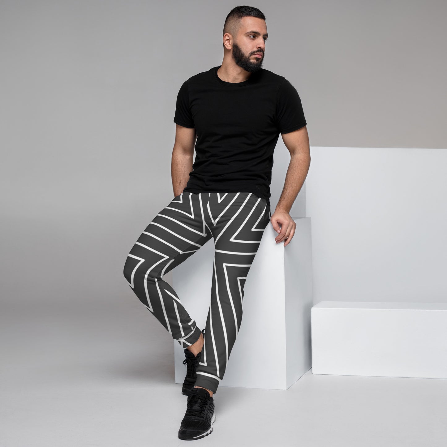 XCLUSIF POETIX BLACK TRIANGLE Men's Joggers