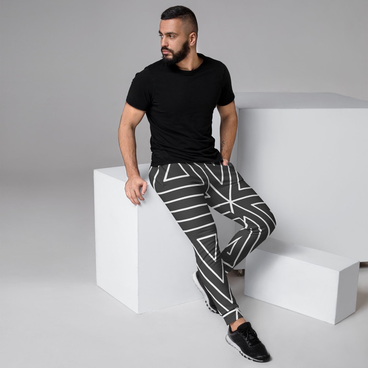 XCLUSIF POETIX BLACK TRIANGLE Men's Joggers