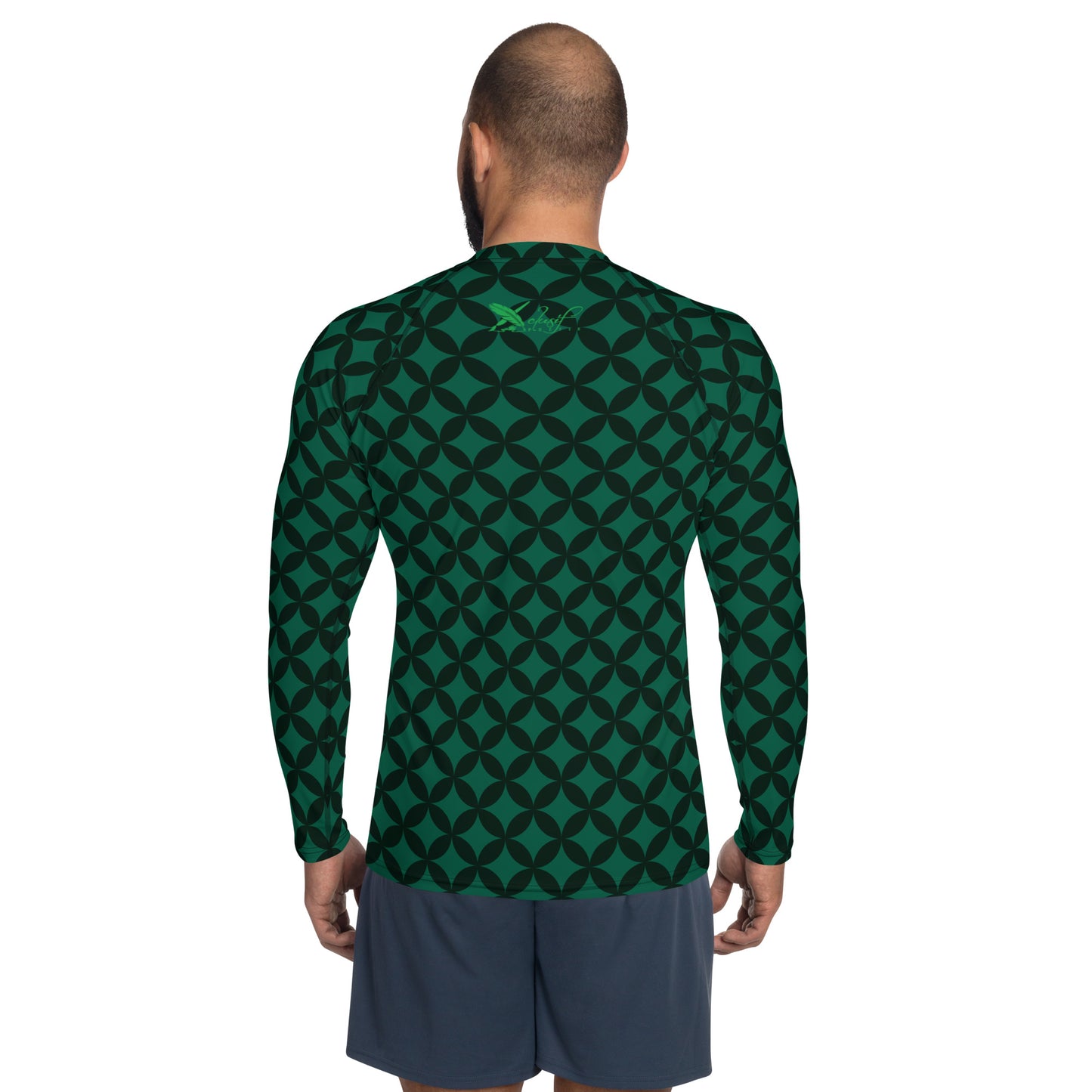 XCLUSIF POETIX LUXURY GREEN Men's Rash Guard