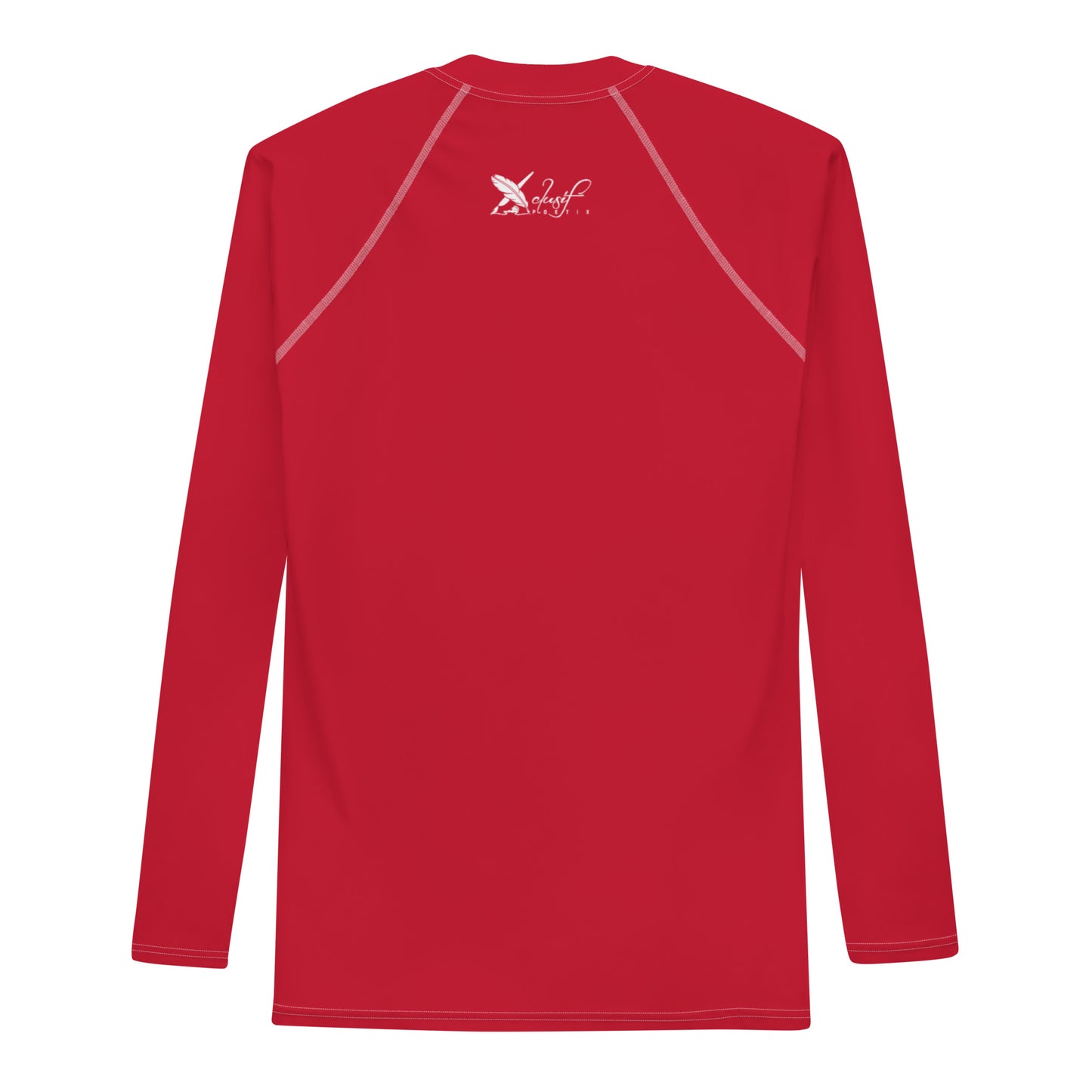 XCLUSIF POETIX RED & WHITE Men's Rash Guard