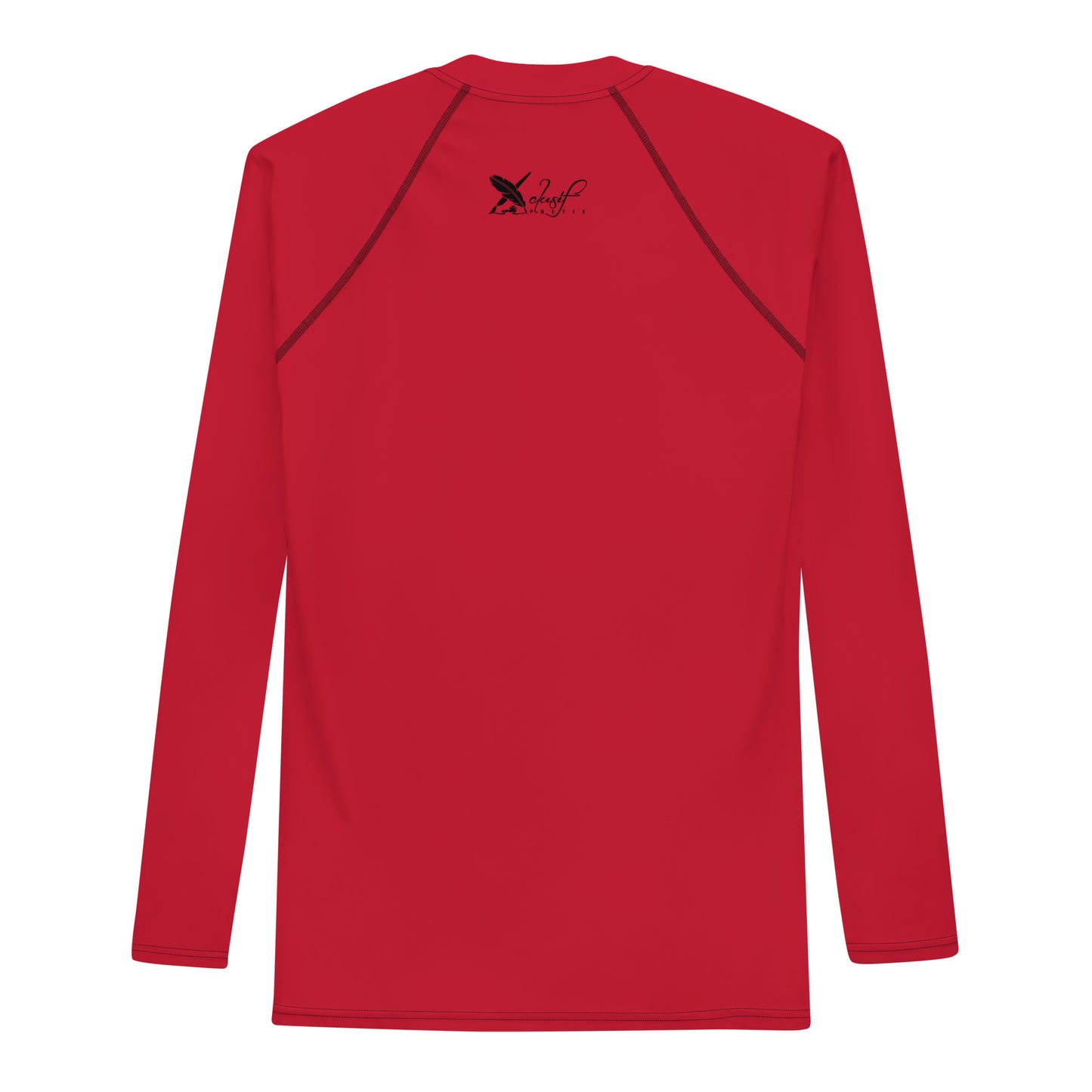 XCLUSIF POETIX RED & BLACK LOGO Men's Rash Guard