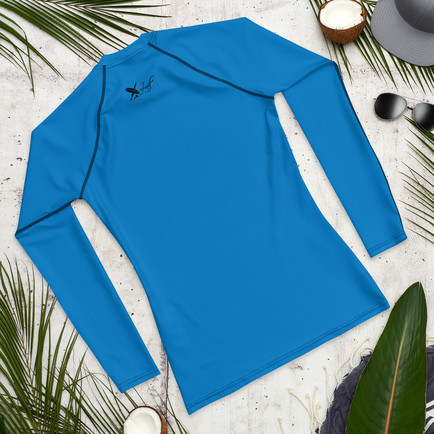 XCLUSIF POETIX BLUE & BLACK Men's Rash Guard