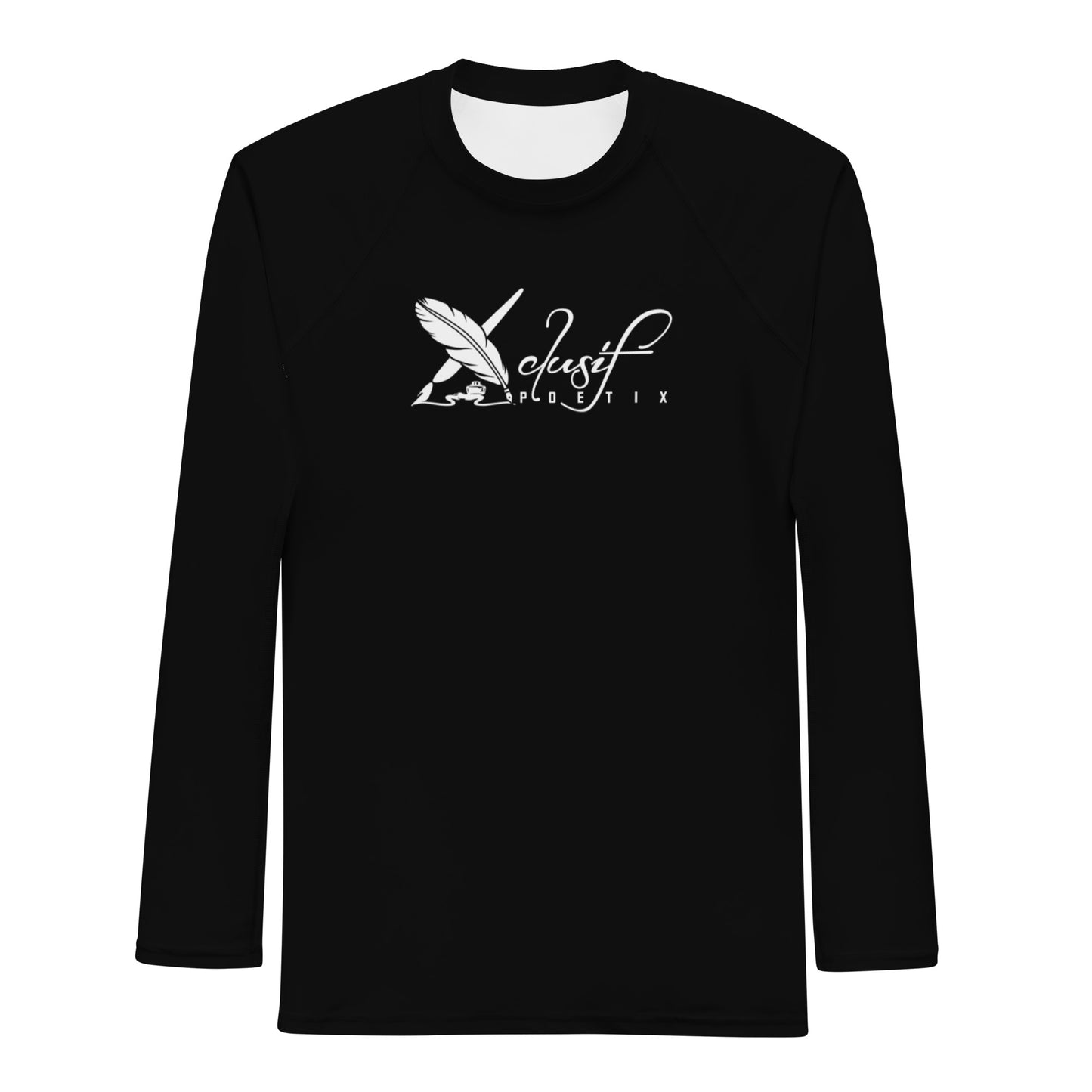 XCLUSIF POETIX BLACK & WHITE Men's Rash Guard