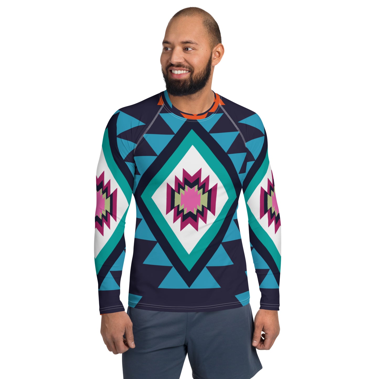 TRIBAL BY XCLUSIF POETIX Men's Rash Guard