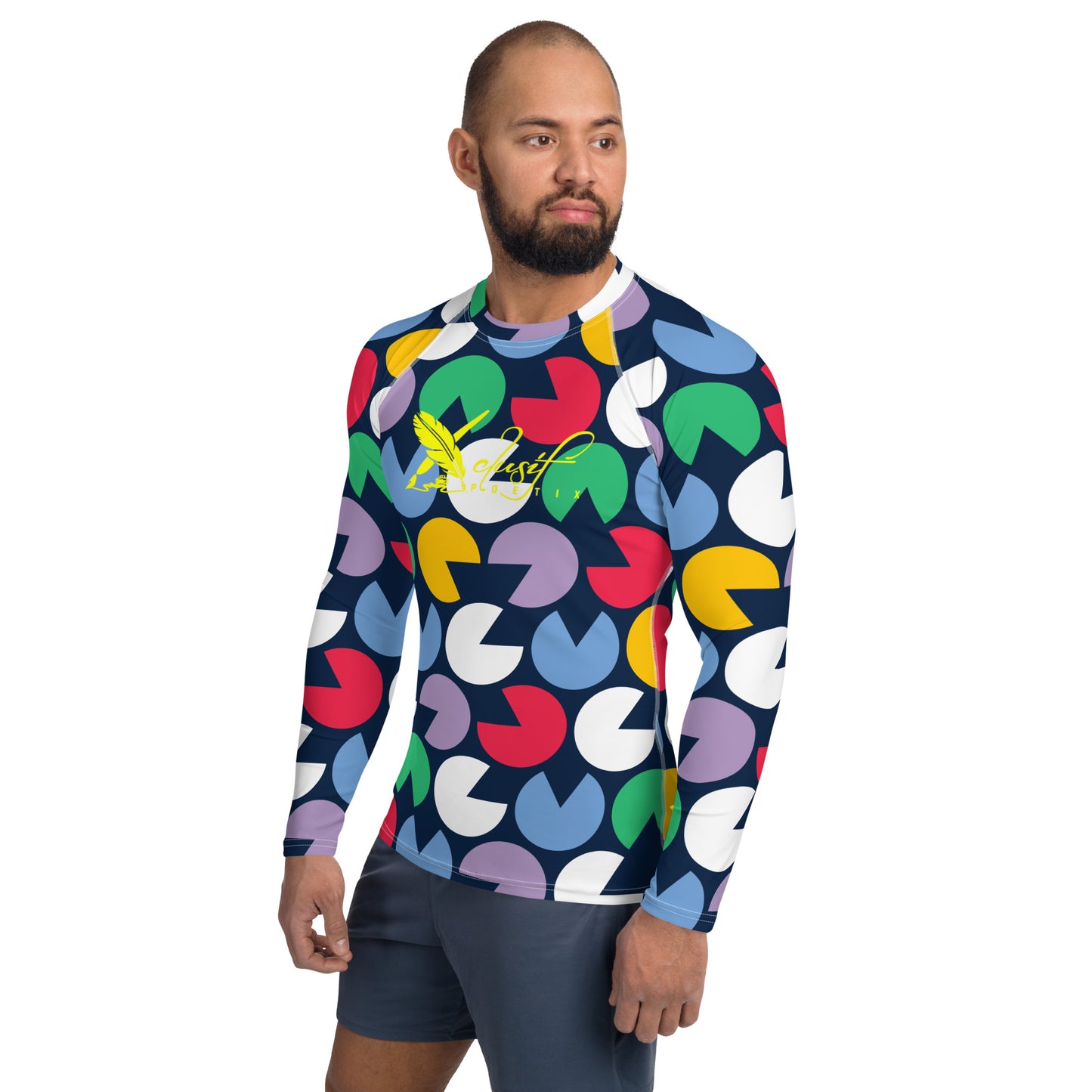 XCLUSIF POETIX VIBRANT Men's Rash Guard