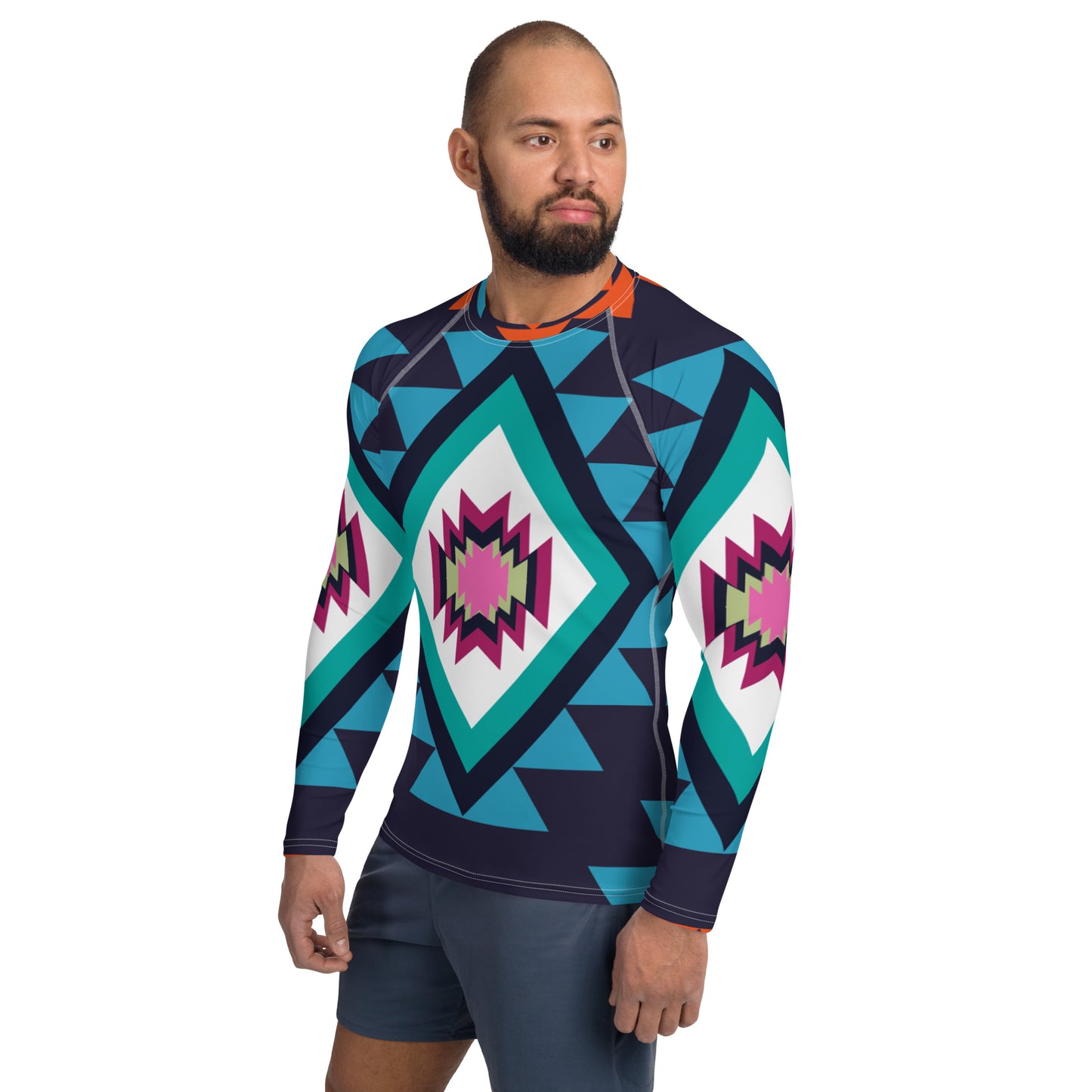 TRIBAL BY XCLUSIF POETIX Men's Rash Guard