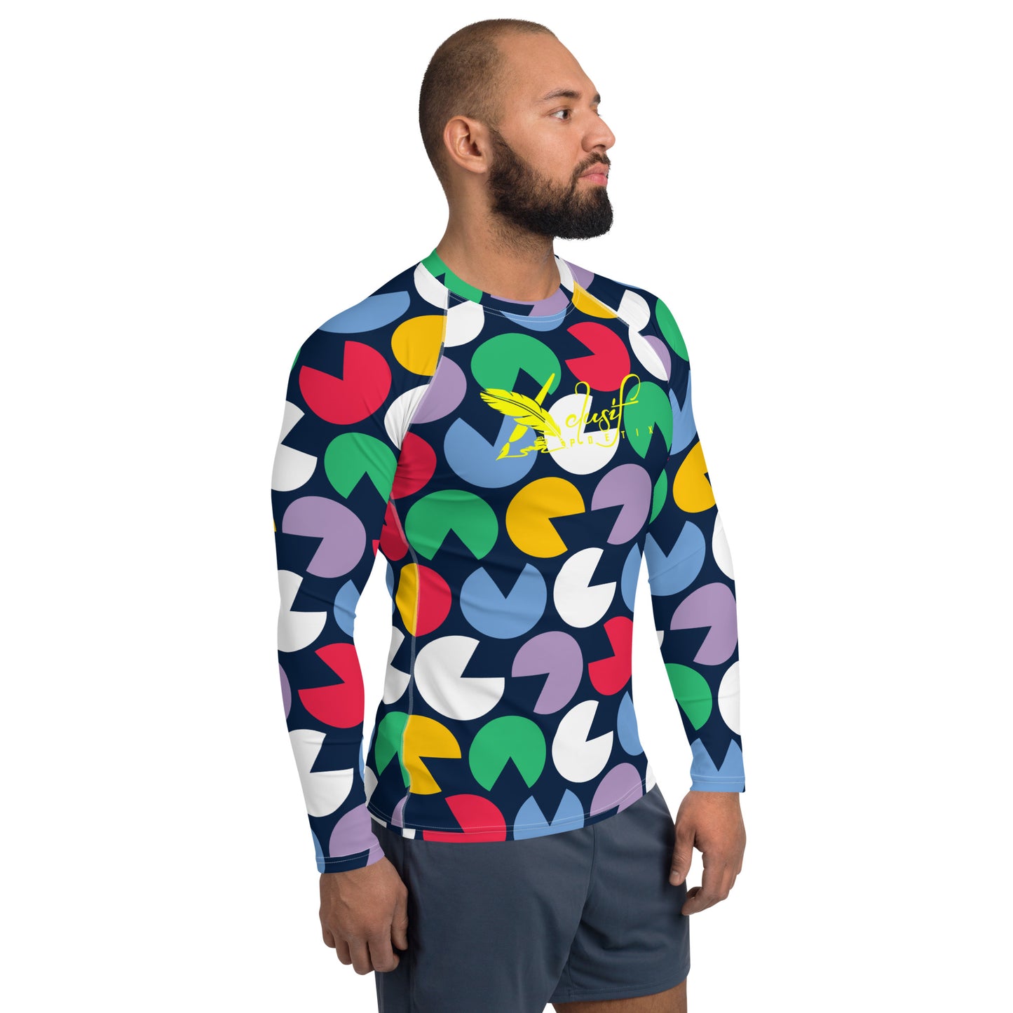 XCLUSIF POETIX VIBRANT Men's Rash Guard