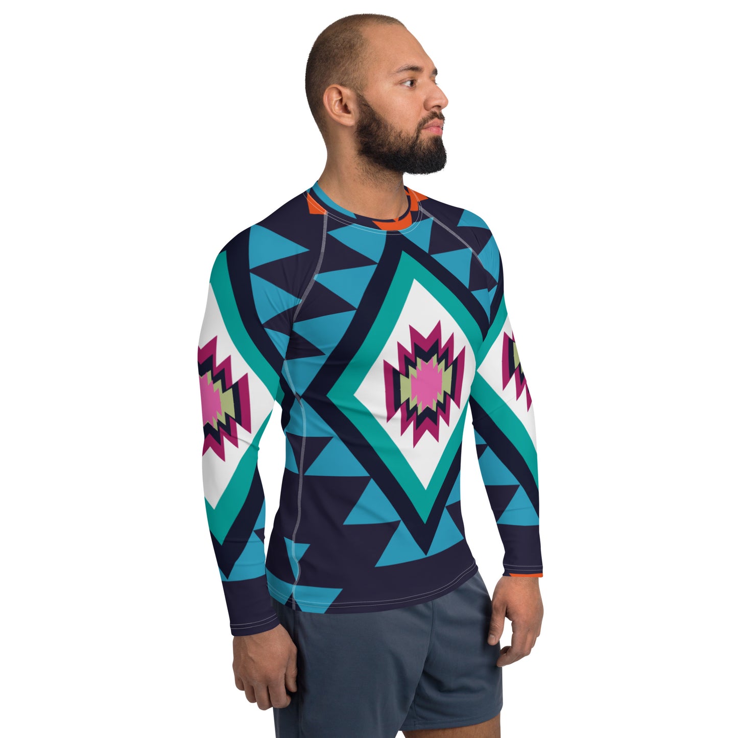 TRIBAL BY XCLUSIF POETIX Men's Rash Guard