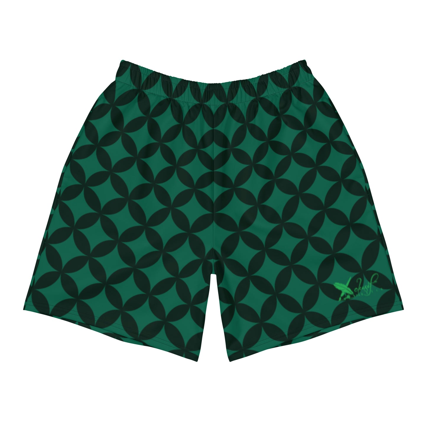 XCLUSIF POETIX LUXURY GREEN Men's Athletic Shorts