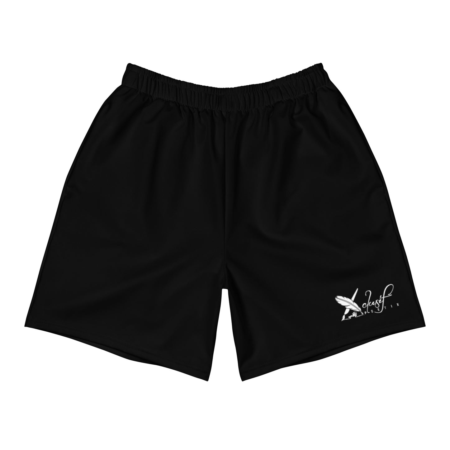 XCLUSIF POETIX BLACK & WHITE LOGO Men's Athletic Shorts