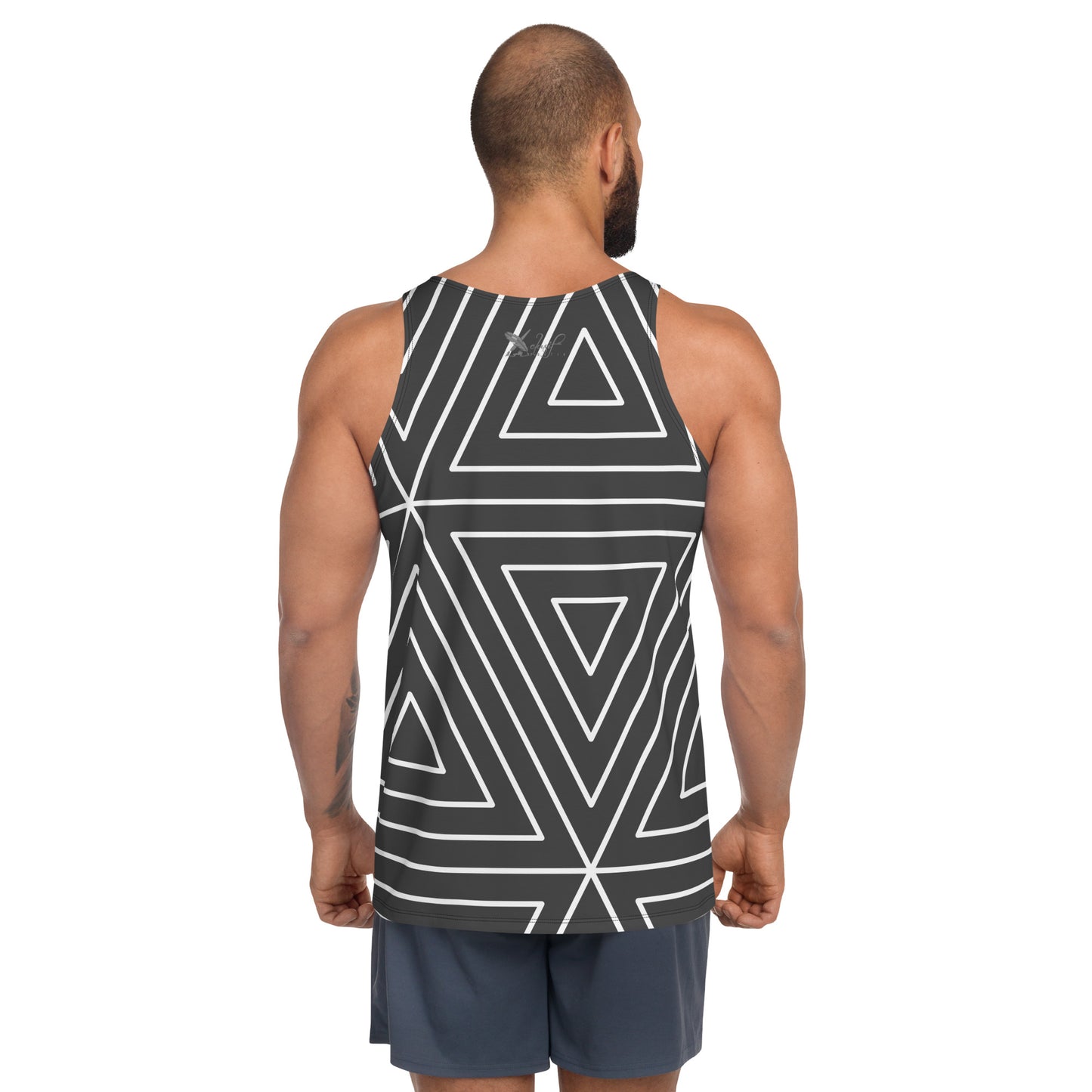 XCLUSIF POETIX BLACK TRIANGLE Men's Tank Top