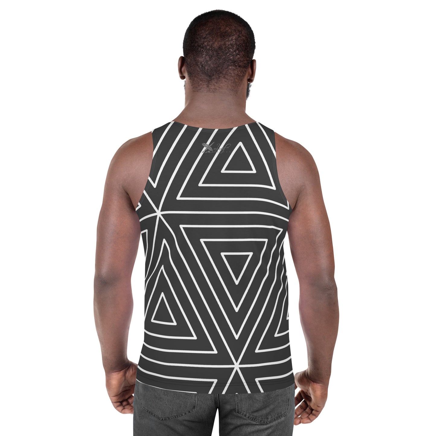 XCLUSIF POETIX BLACK TRIANGLE Men's Tank Top