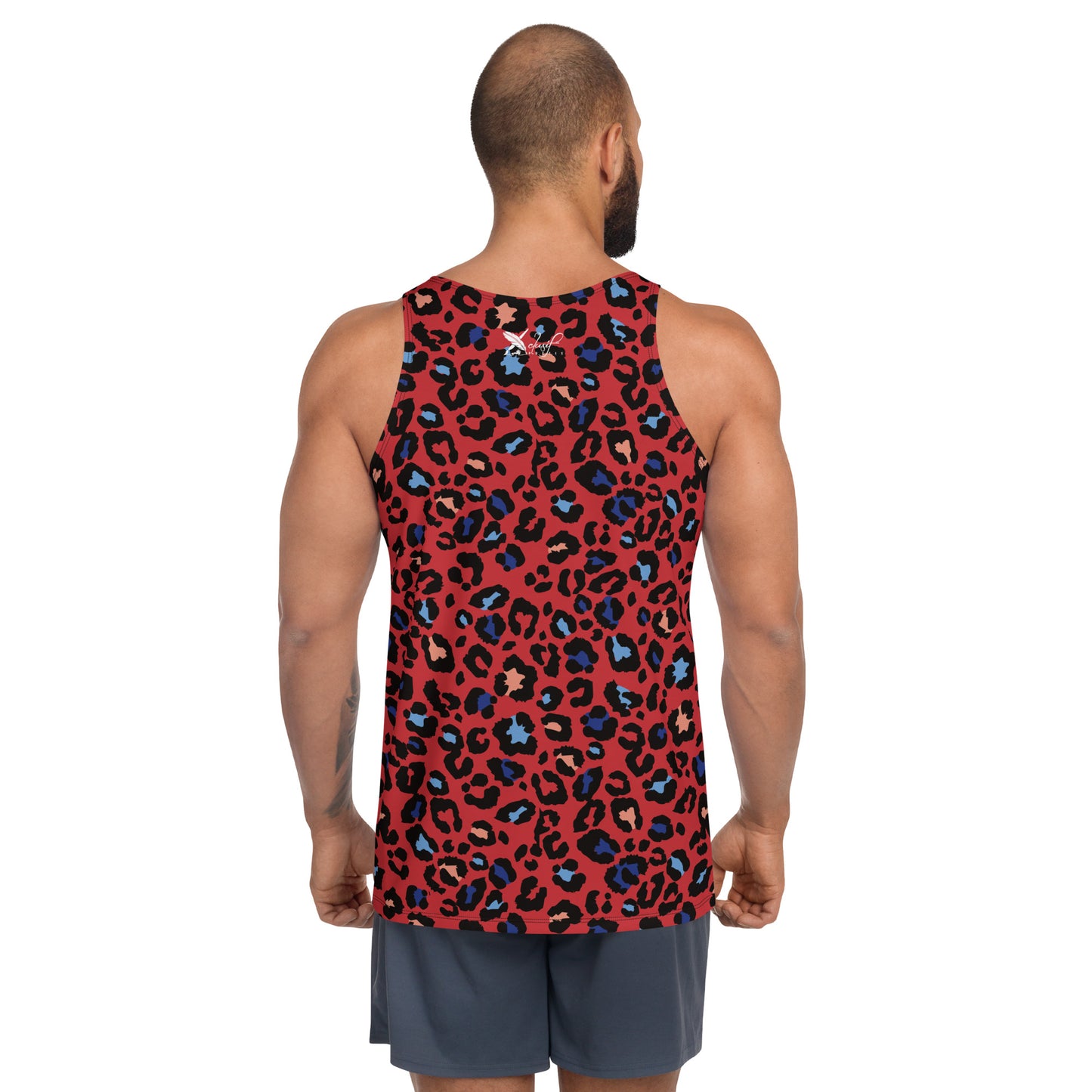 XCLUSIF POETIX RED LEOPARD Unisex Tank Top