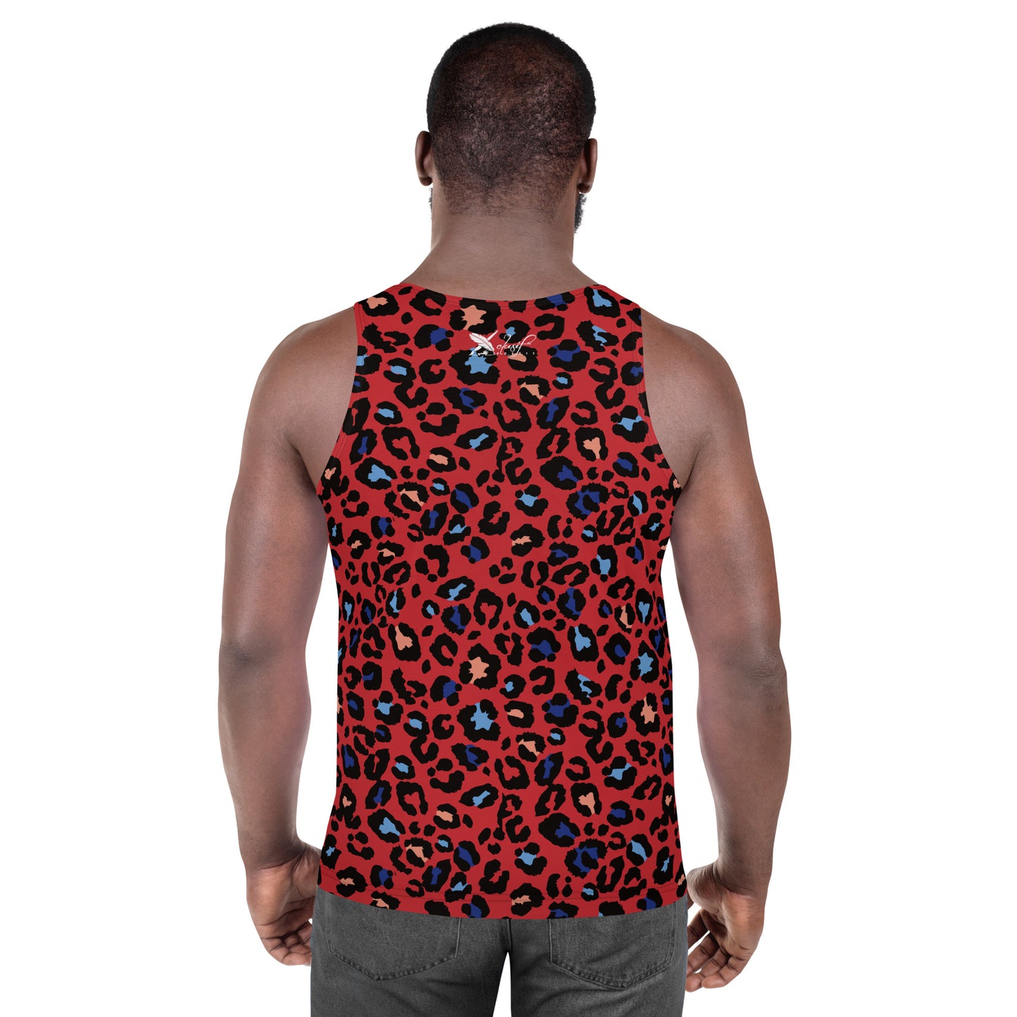 XCLUSIF POETIX RED LEOPARD Unisex Tank Top